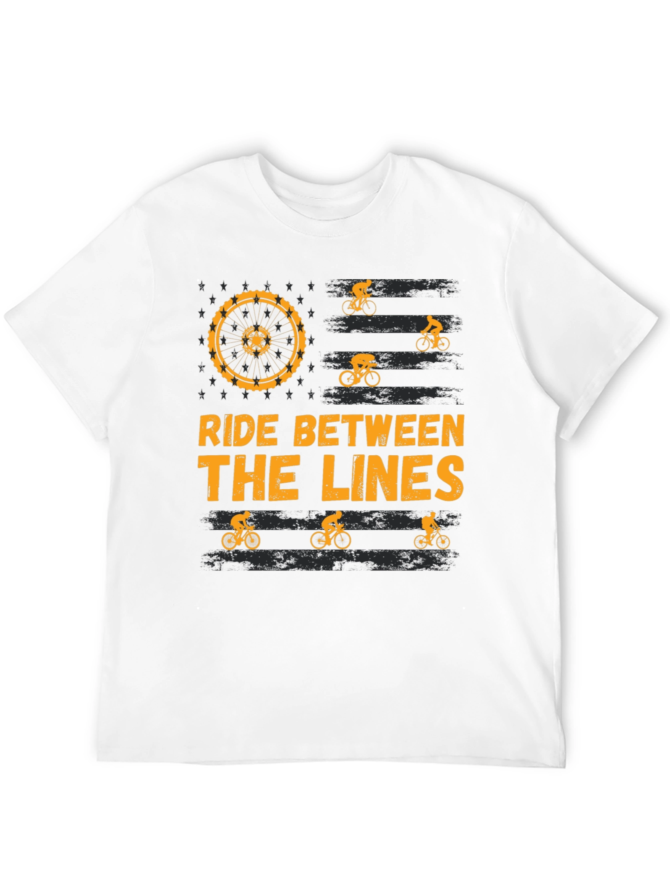 Ride Between the Lines Biker T-Shirt