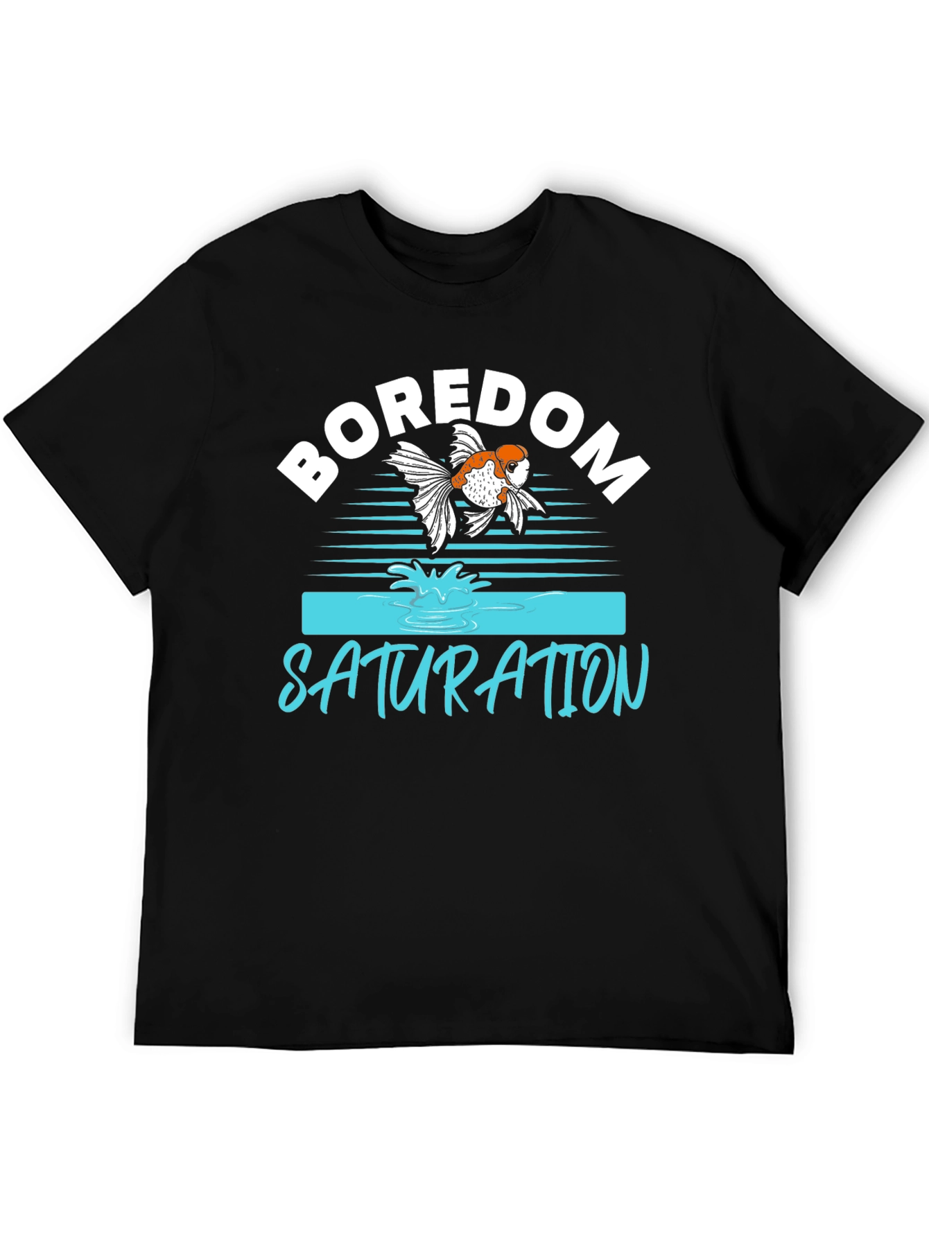 Boredom Saturation Goldfish Graphic T-Shirt