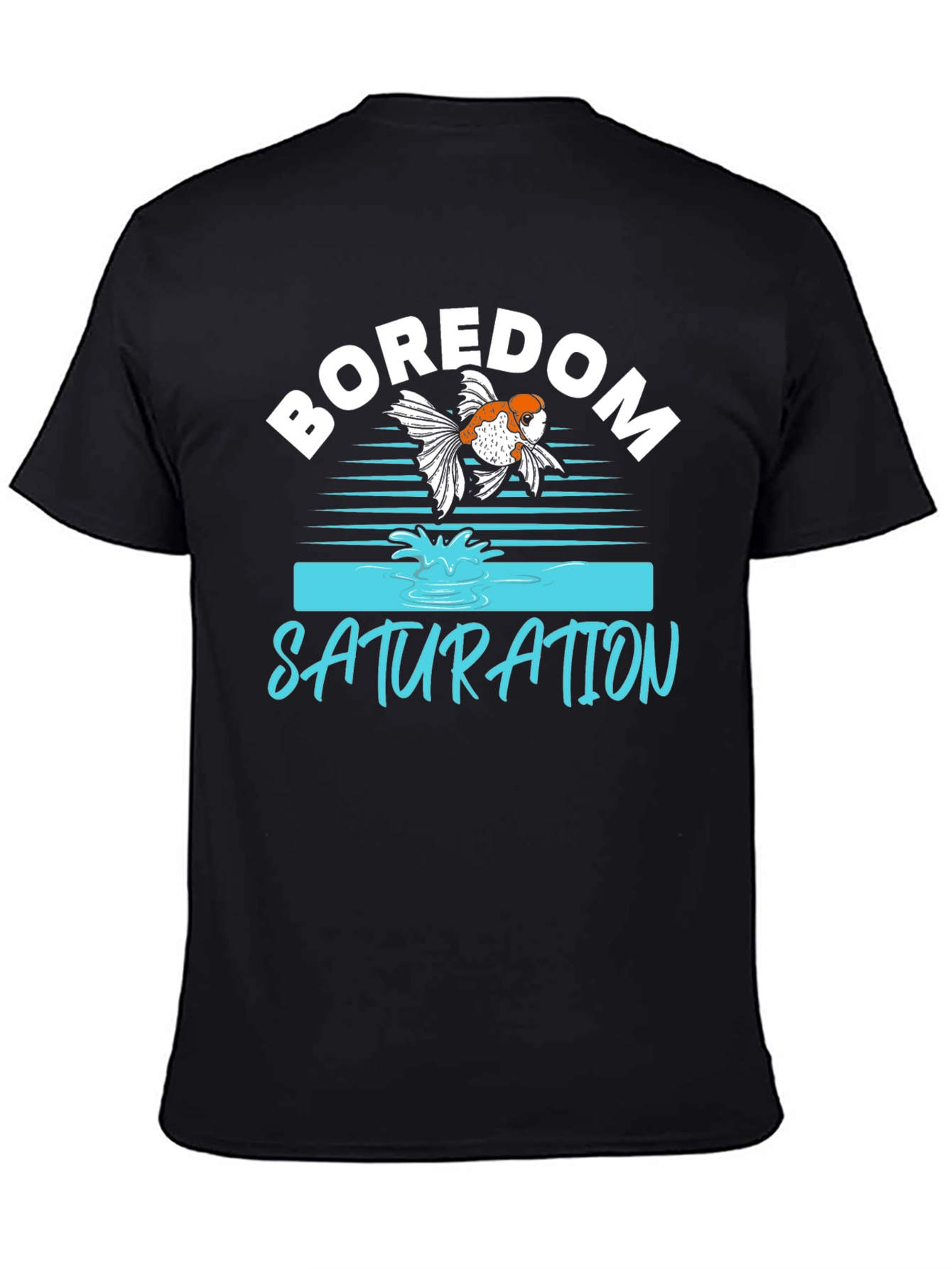 Boredom Saturation Goldfish Graphic T-Shirt
