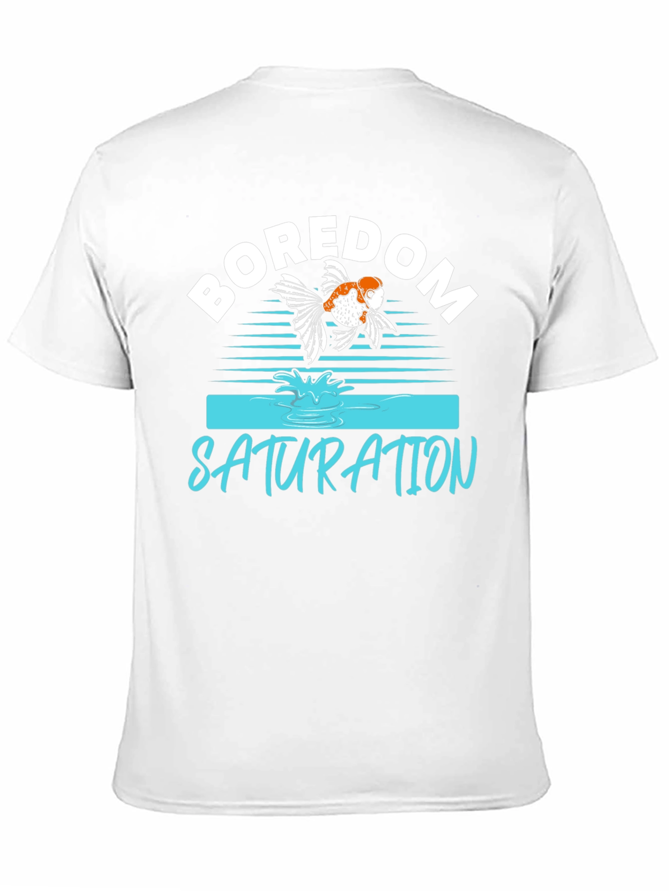 Boredom Saturation Goldfish Graphic T-Shirt