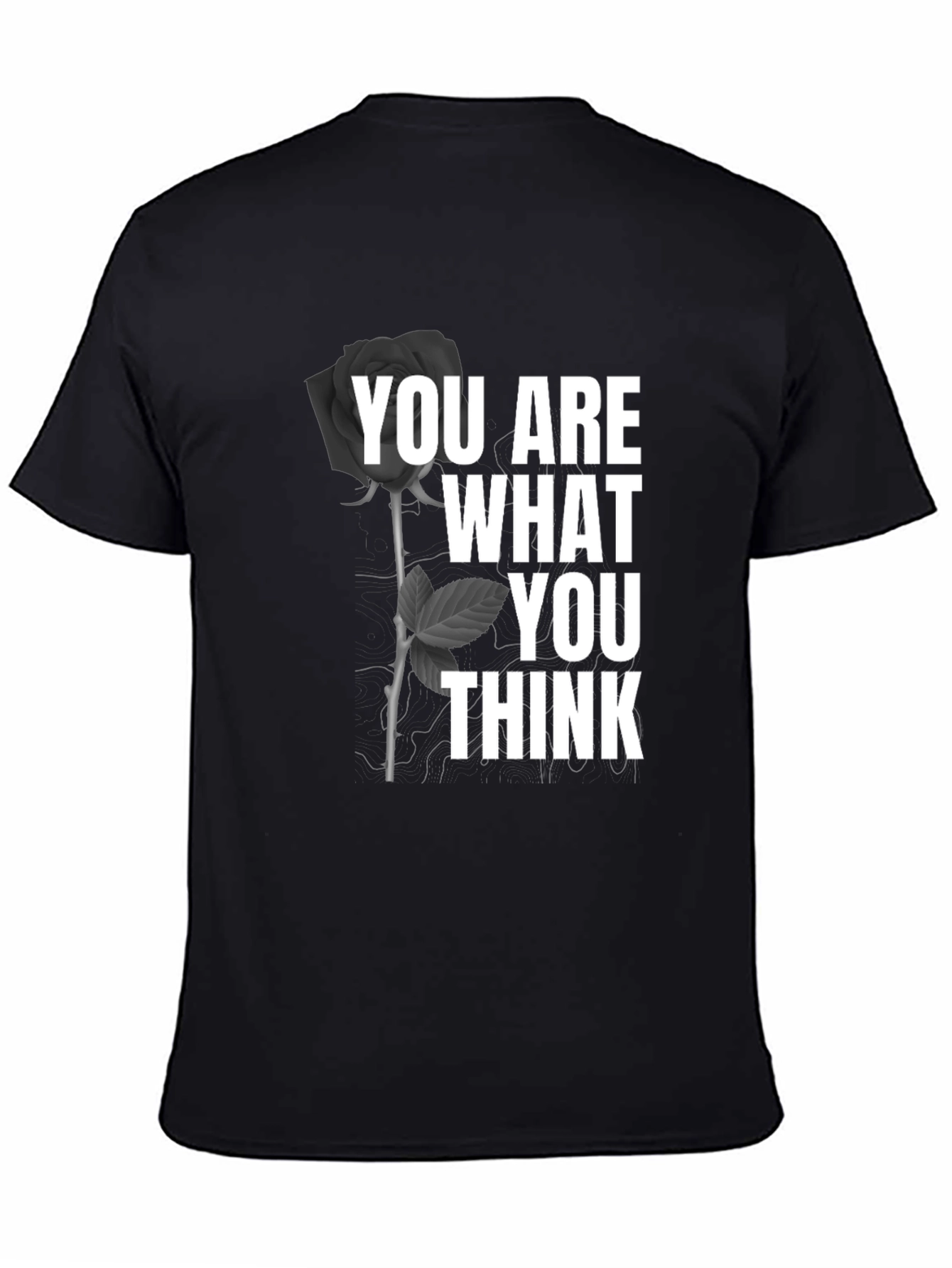 You Are What You Think Graphic Tee - Black