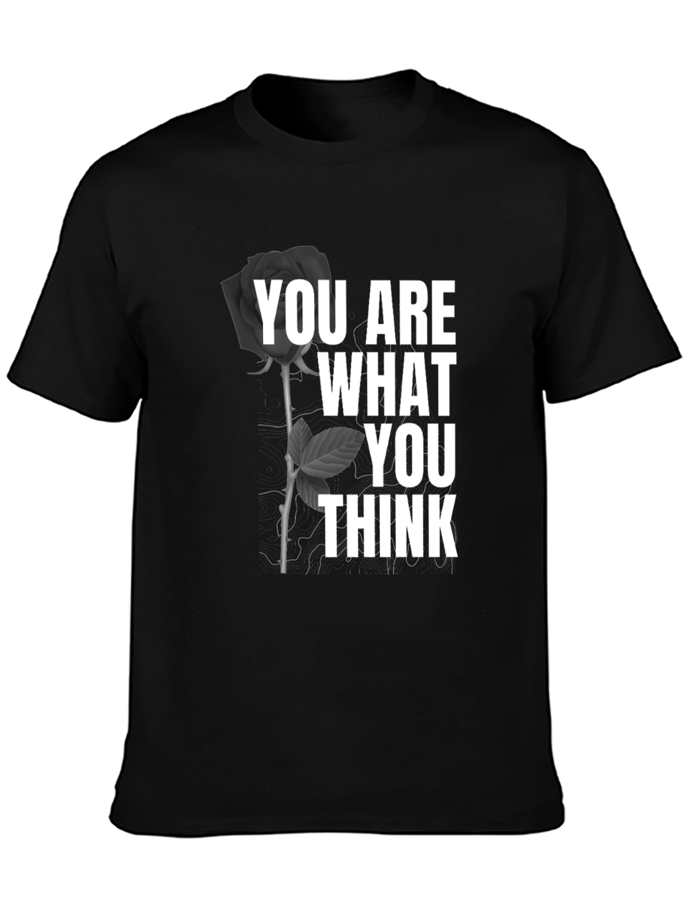 You Are What You Think Graphic Tee - Black