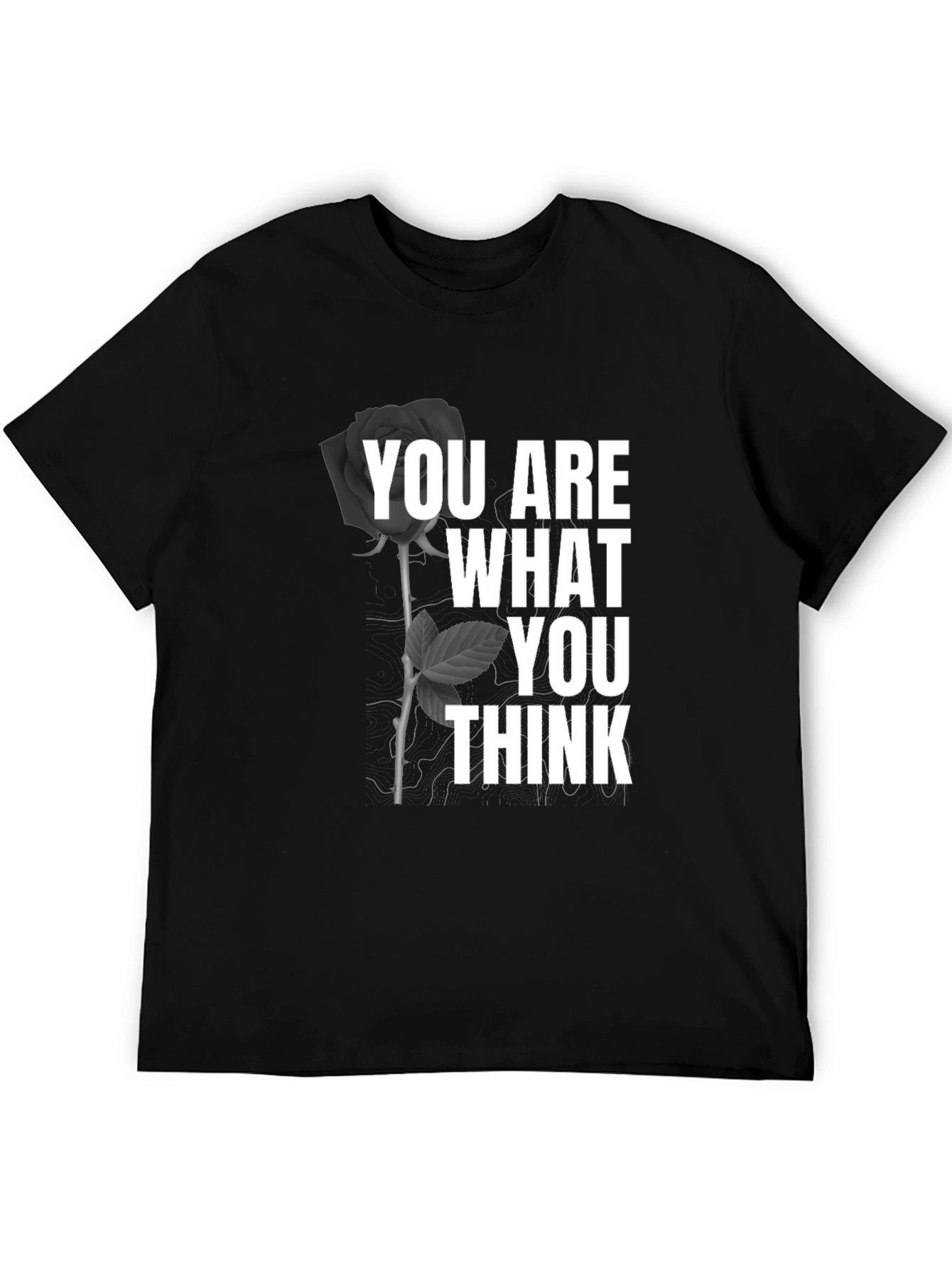 You Are What You Think Graphic Tee - Black