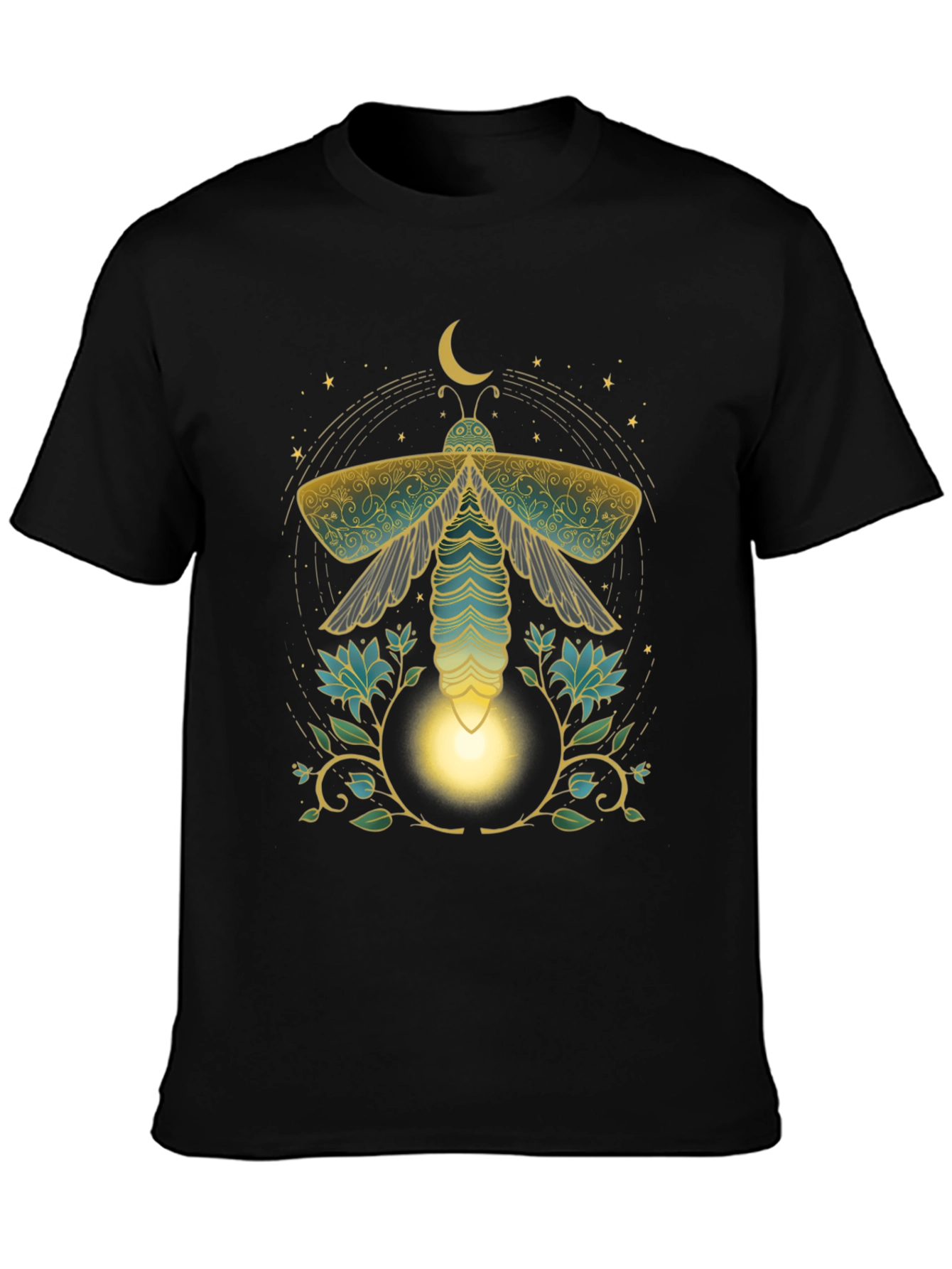 Mystic Moth Graphic Tee - Unique Print
