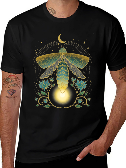 Mystic Moth Graphic Tee - Unique Print