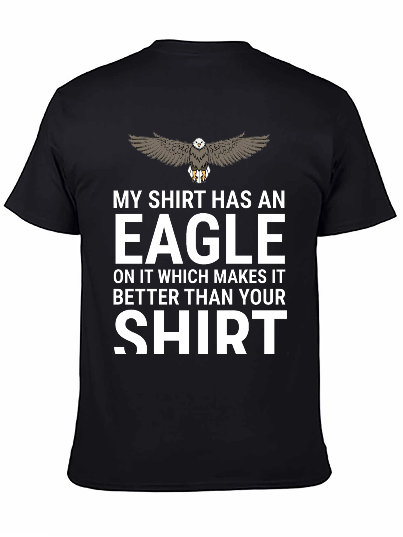 Eagle Graphic T-Shirt - Funny Novelty Tee
