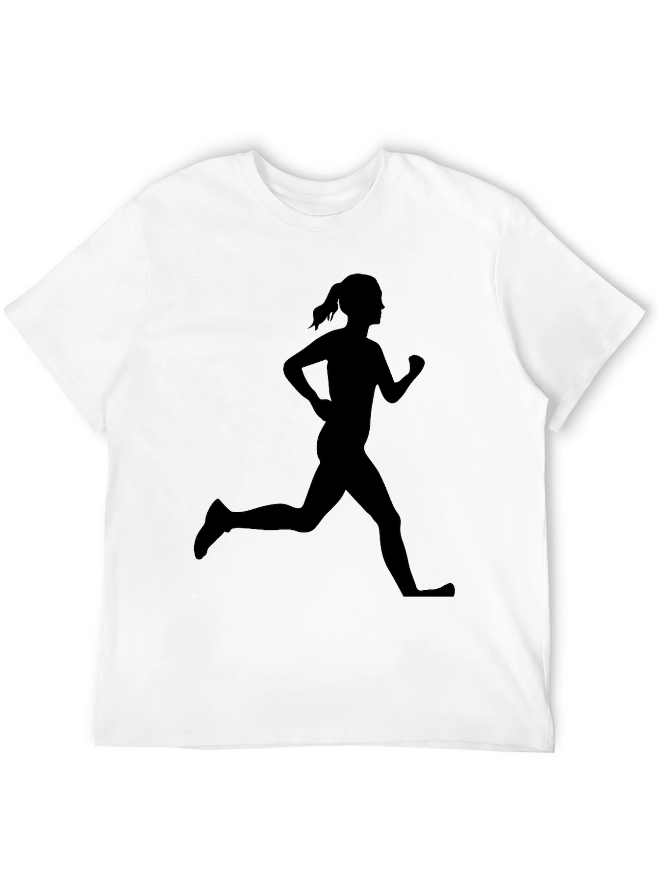 Runner Silhouette Graphic Tee - Black