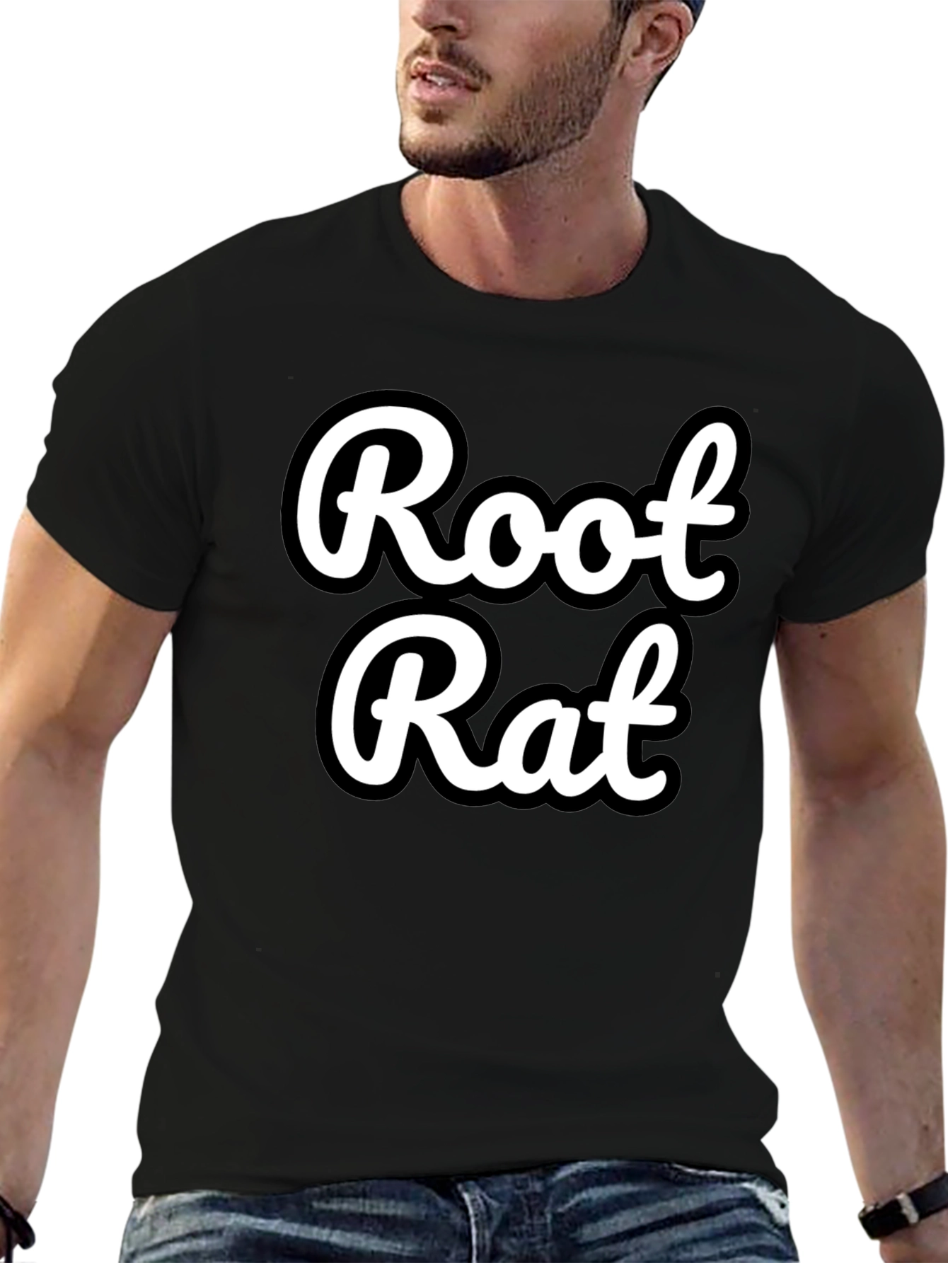 Root Rat Graphic Tee - Bold Statement T-Shirt