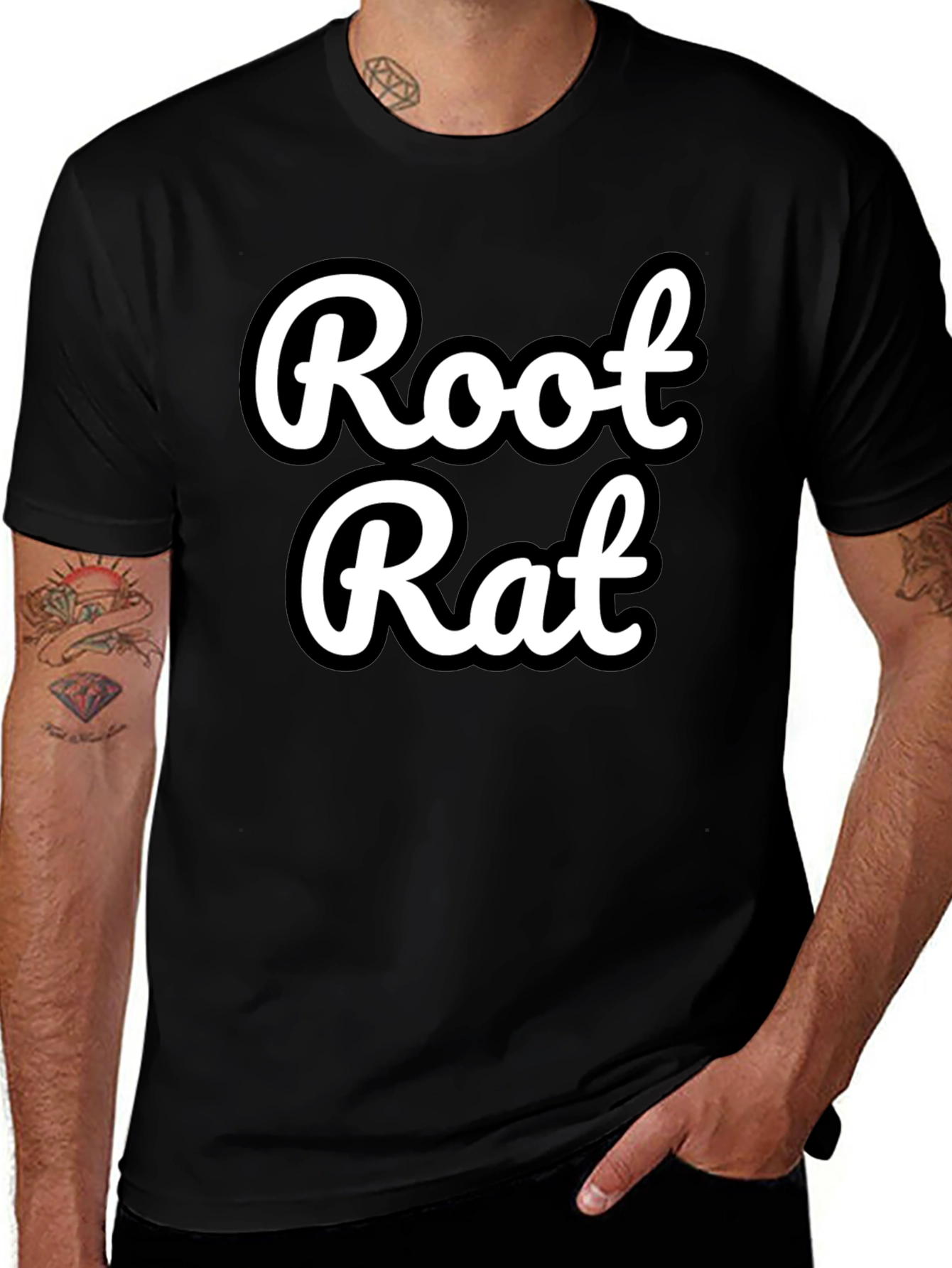 Root Rat Graphic Tee - Bold Statement T-Shirt