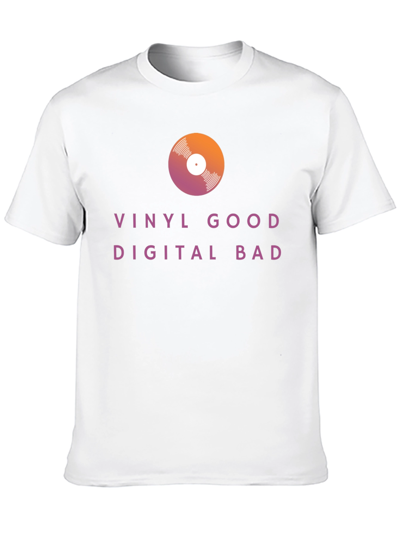 Vinyl Good Digital Bad Graphic Tee
