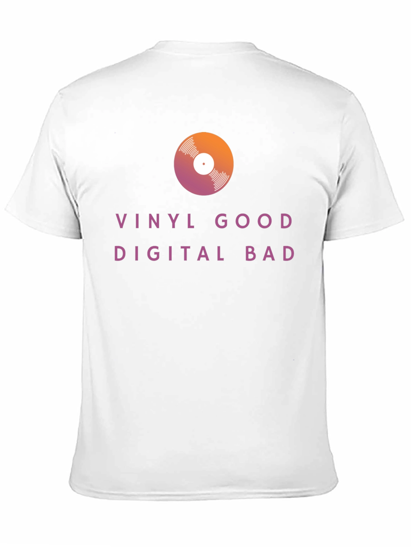 Vinyl Good Digital Bad Graphic Tee