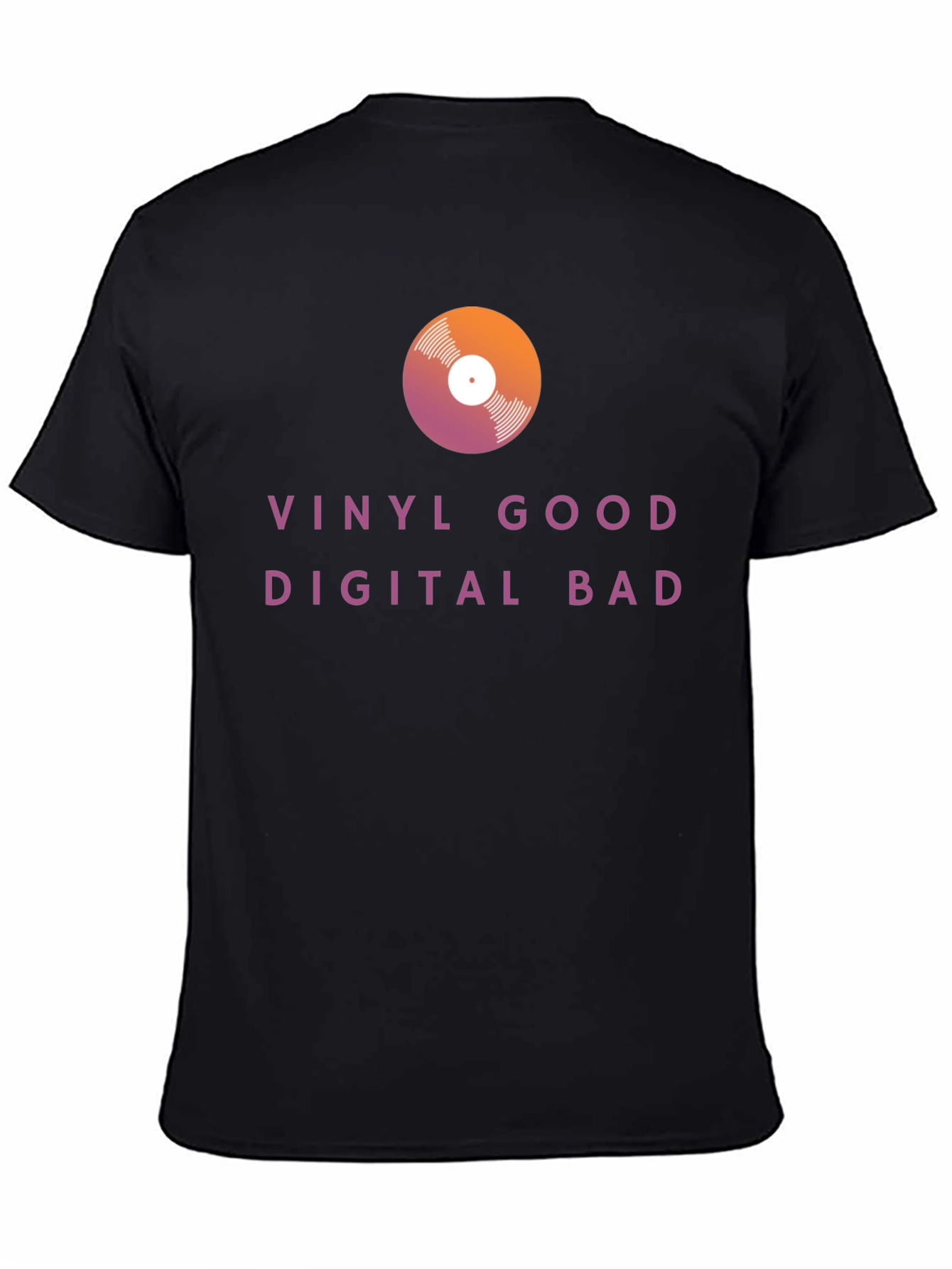 Vinyl Good Digital Bad Graphic Tee