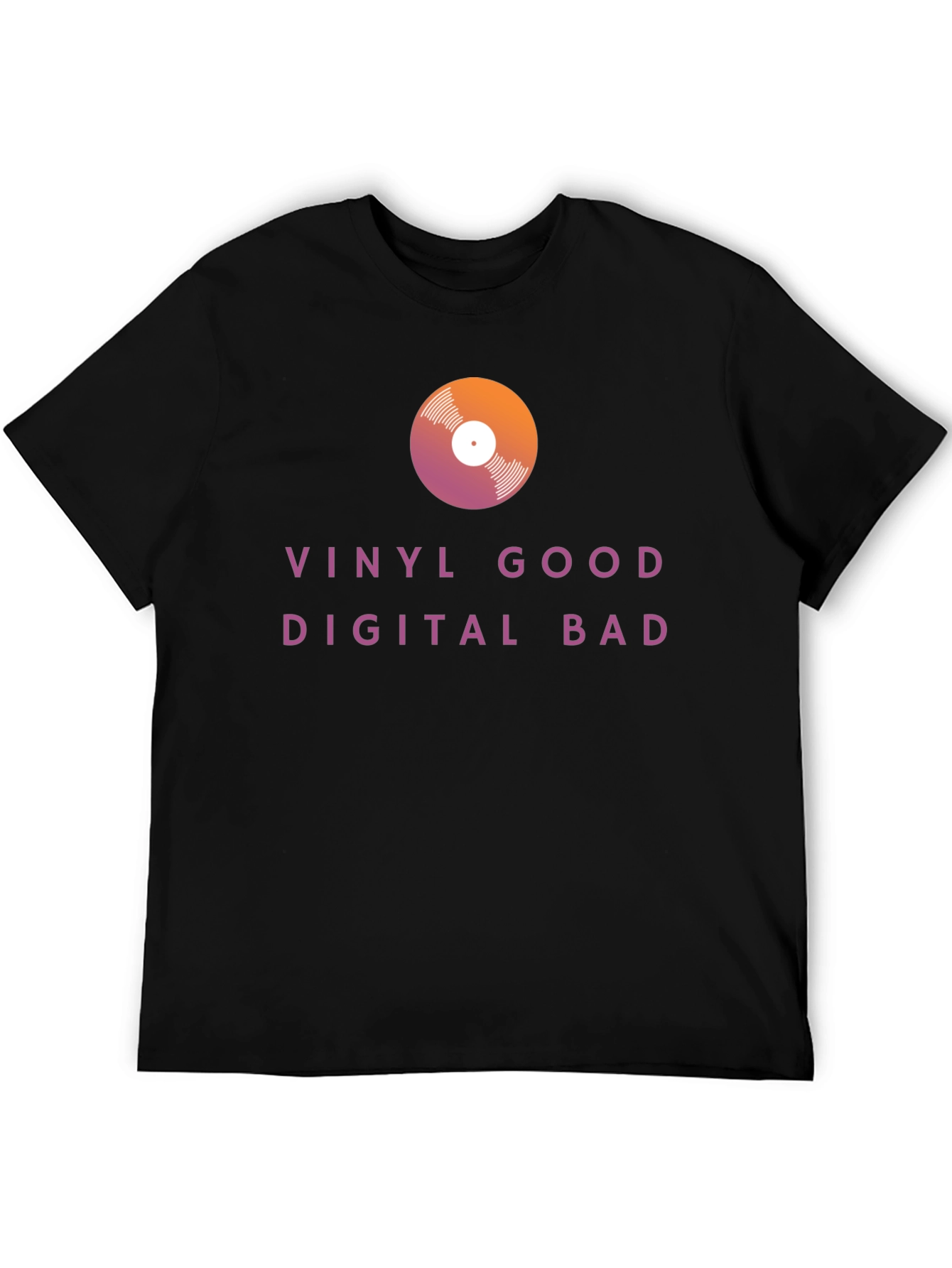 Vinyl Good Digital Bad Graphic Tee