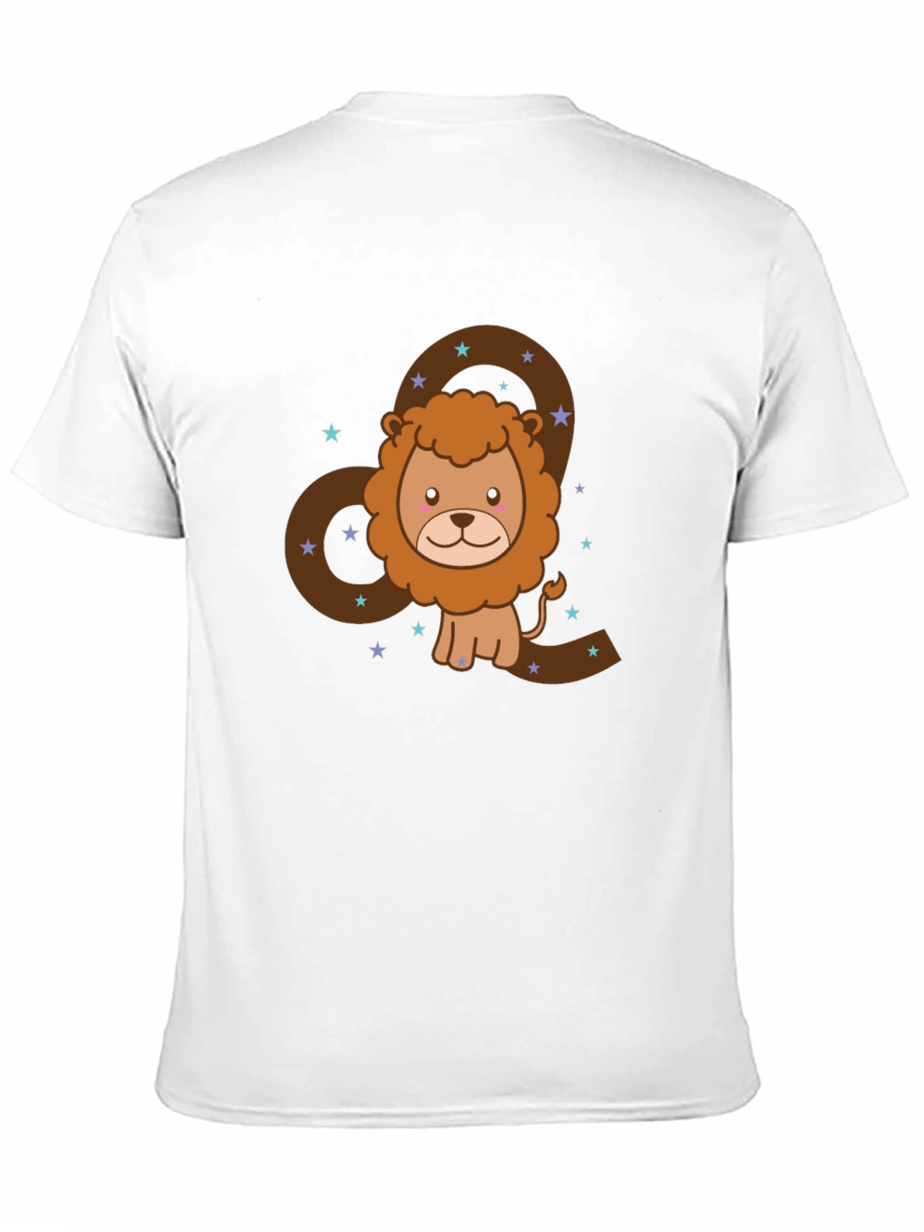 Leo Zodiac T-Shirt - Cute Lion Cartoon Design