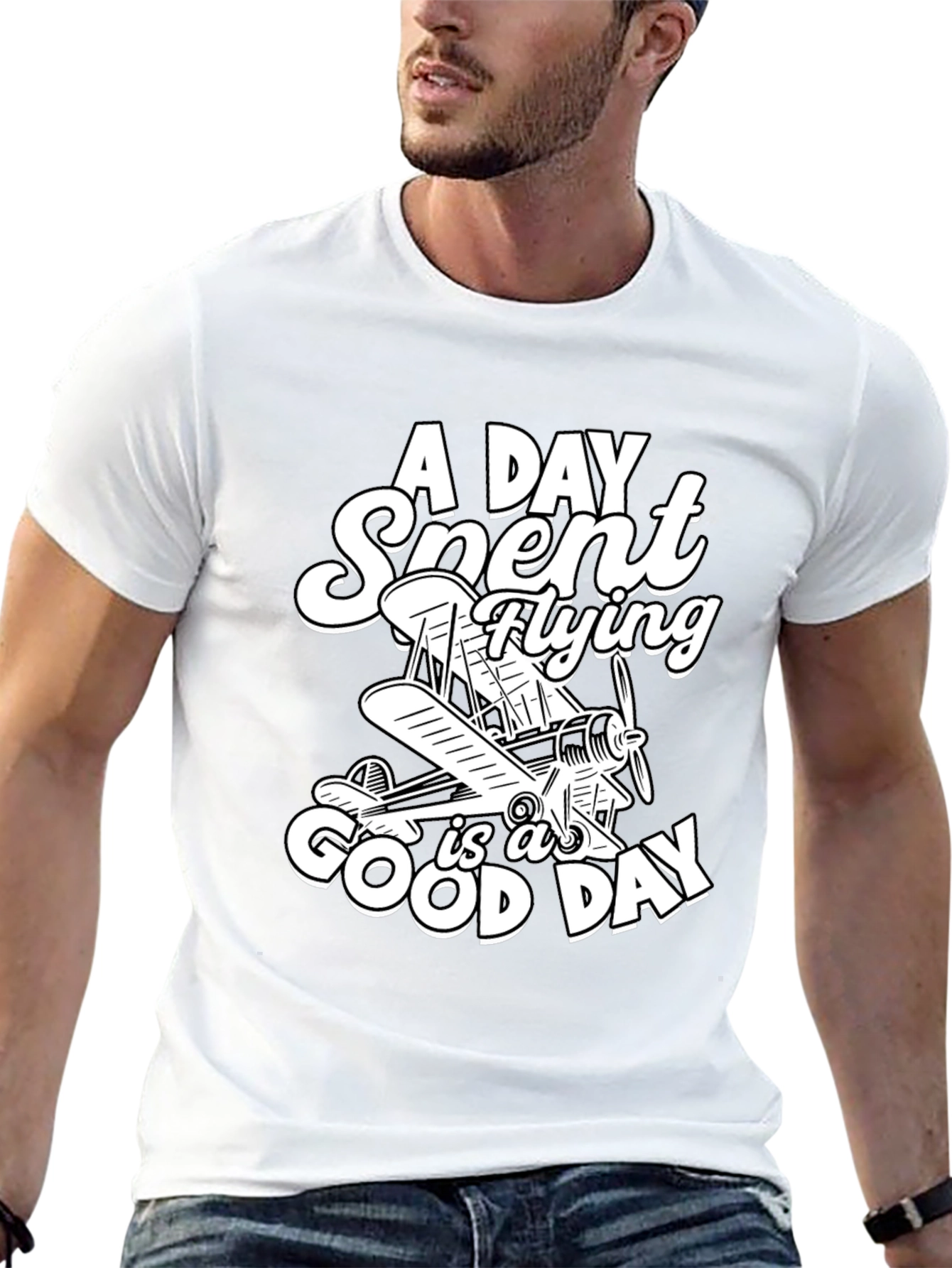 Flying Enthusiast T-Shirt - A Good Day