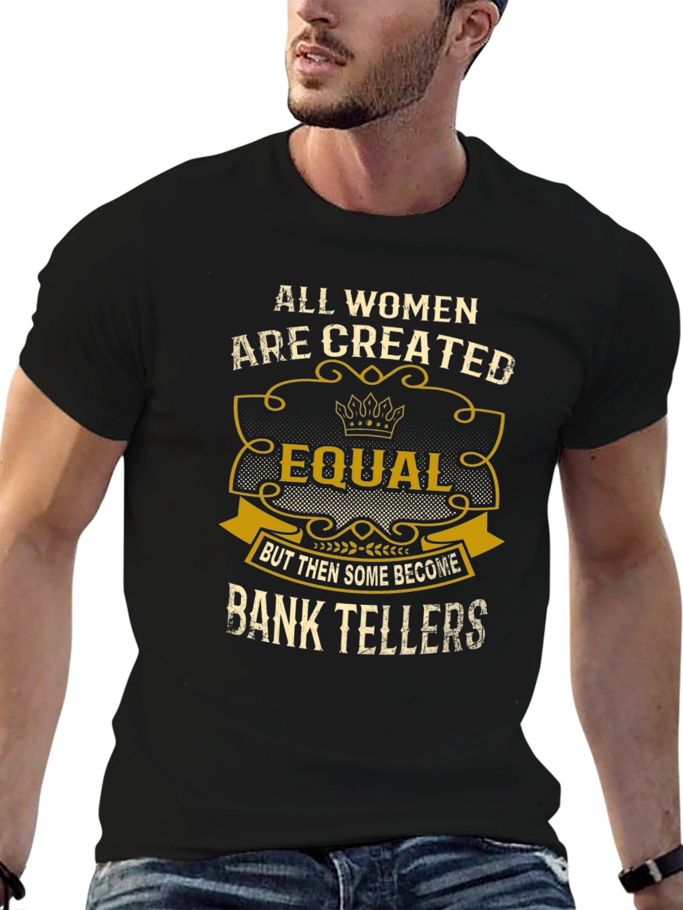 Funny Bank Teller Womens T-Shirt
