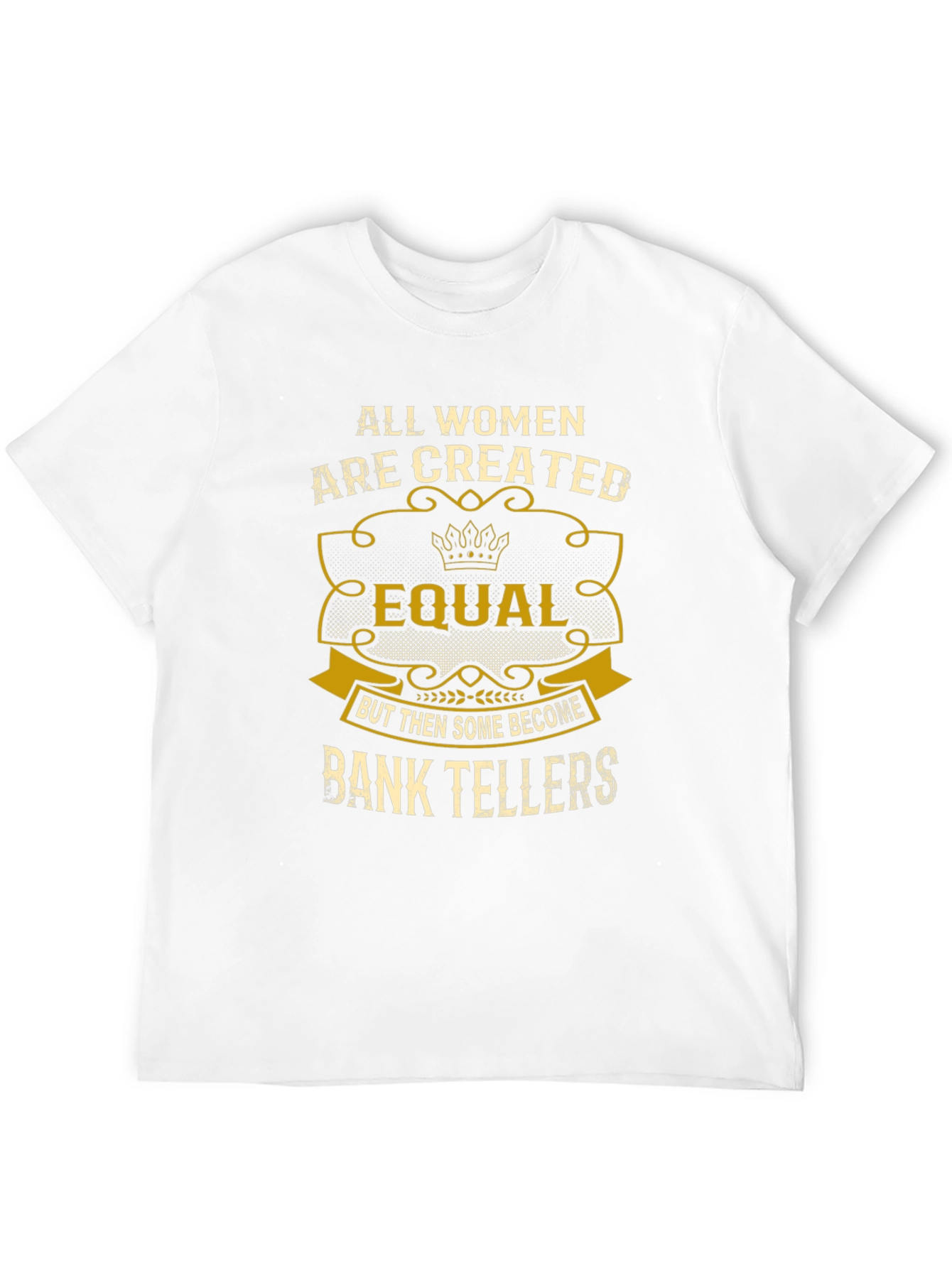 Funny Bank Teller Womens T-Shirt
