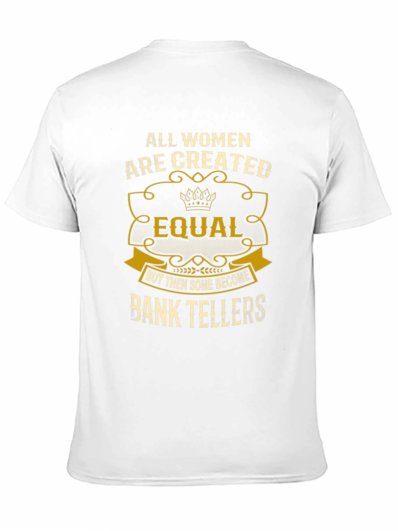 Funny Bank Teller Womens T-Shirt