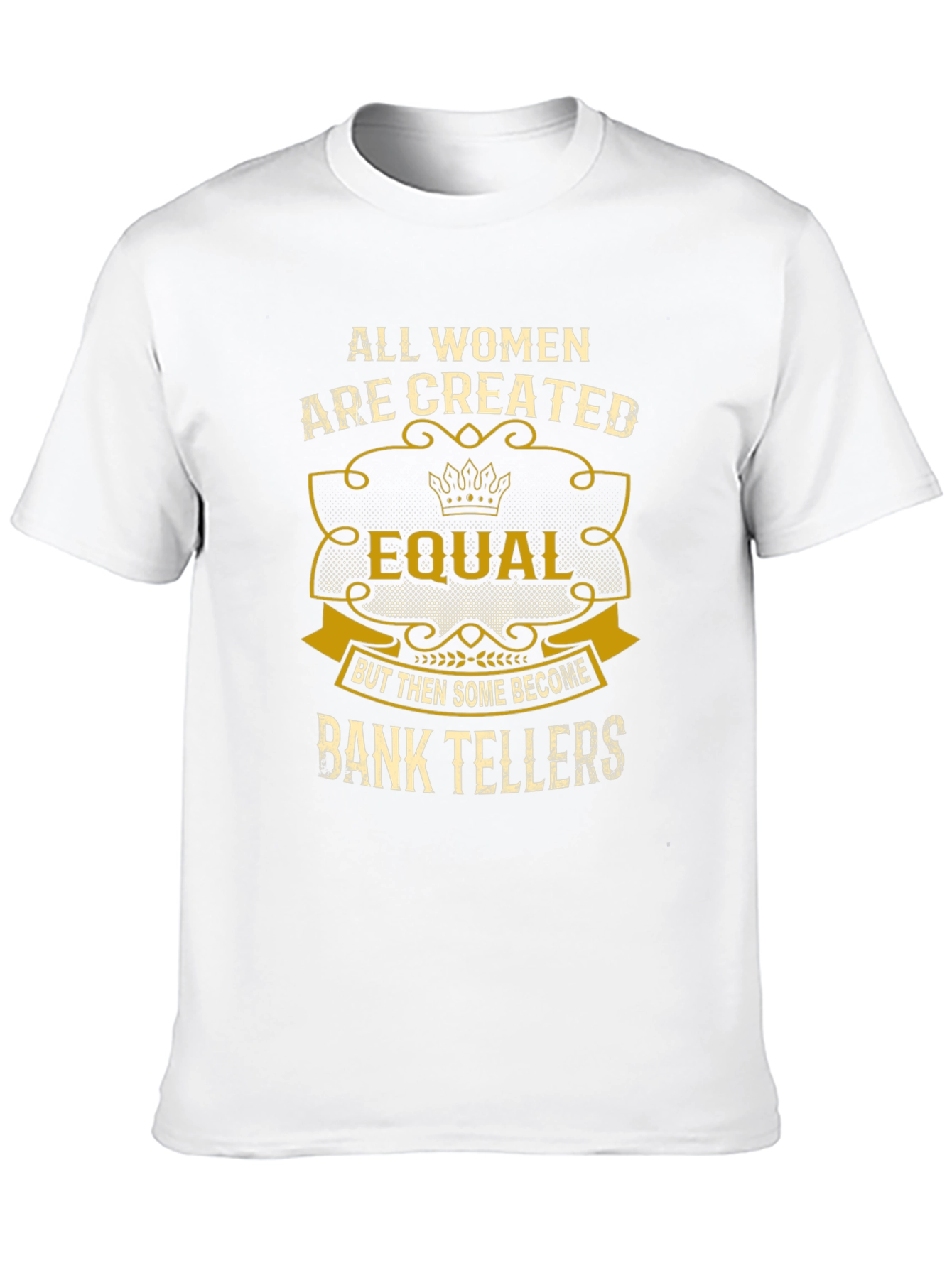 Funny Bank Teller Womens T-Shirt