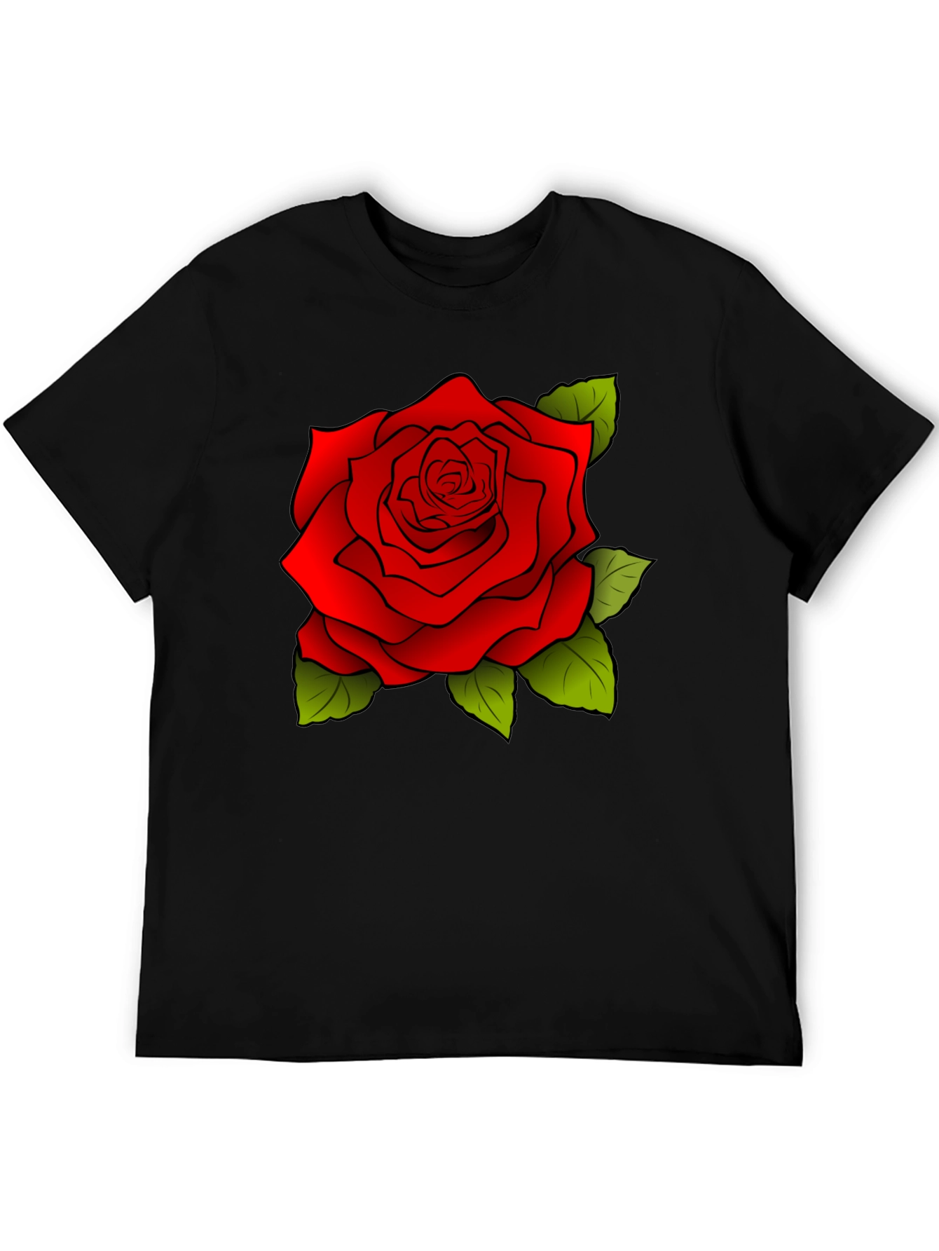 Red Rose Graphic T-Shirt