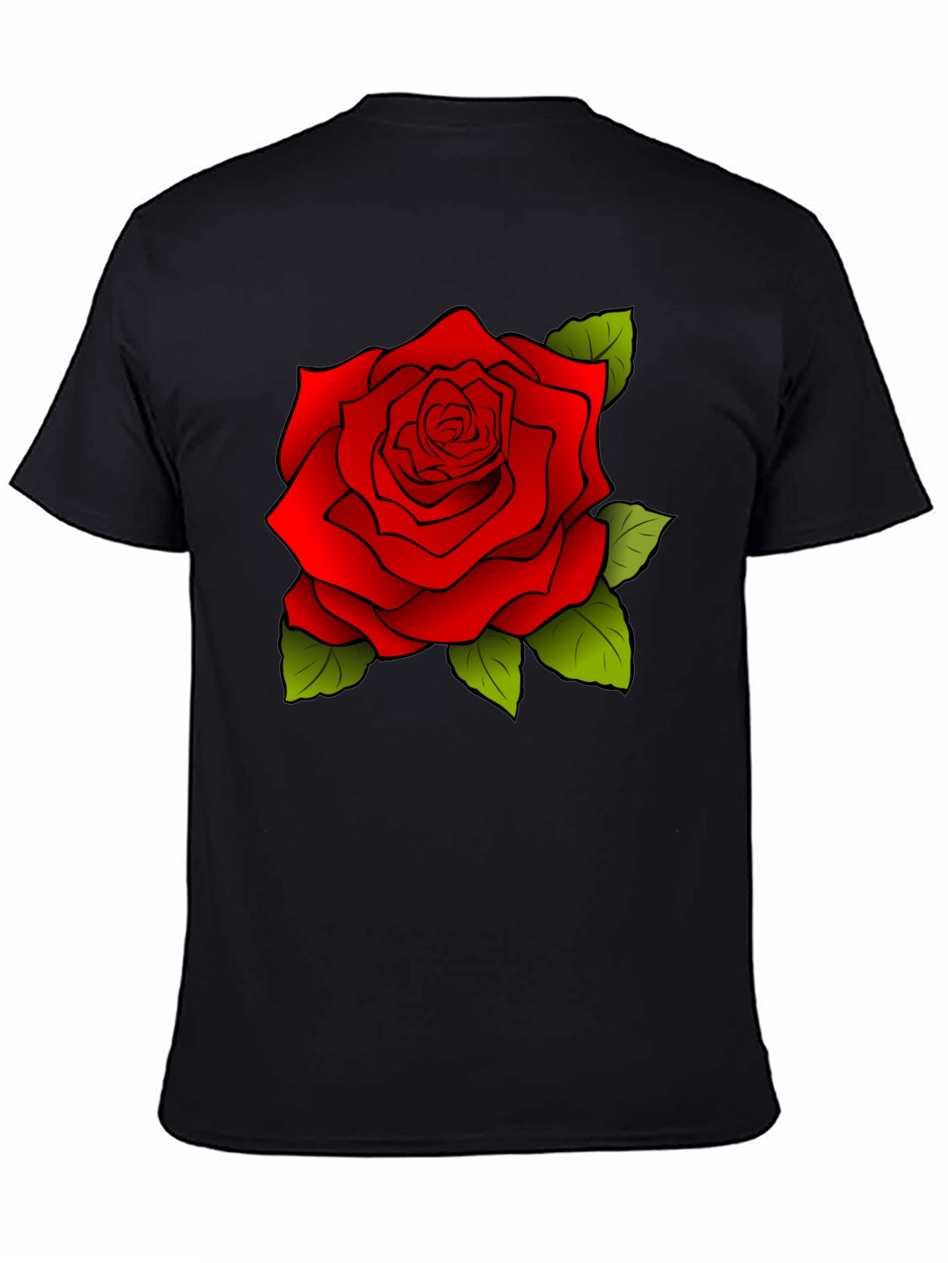 Red Rose Graphic T-Shirt