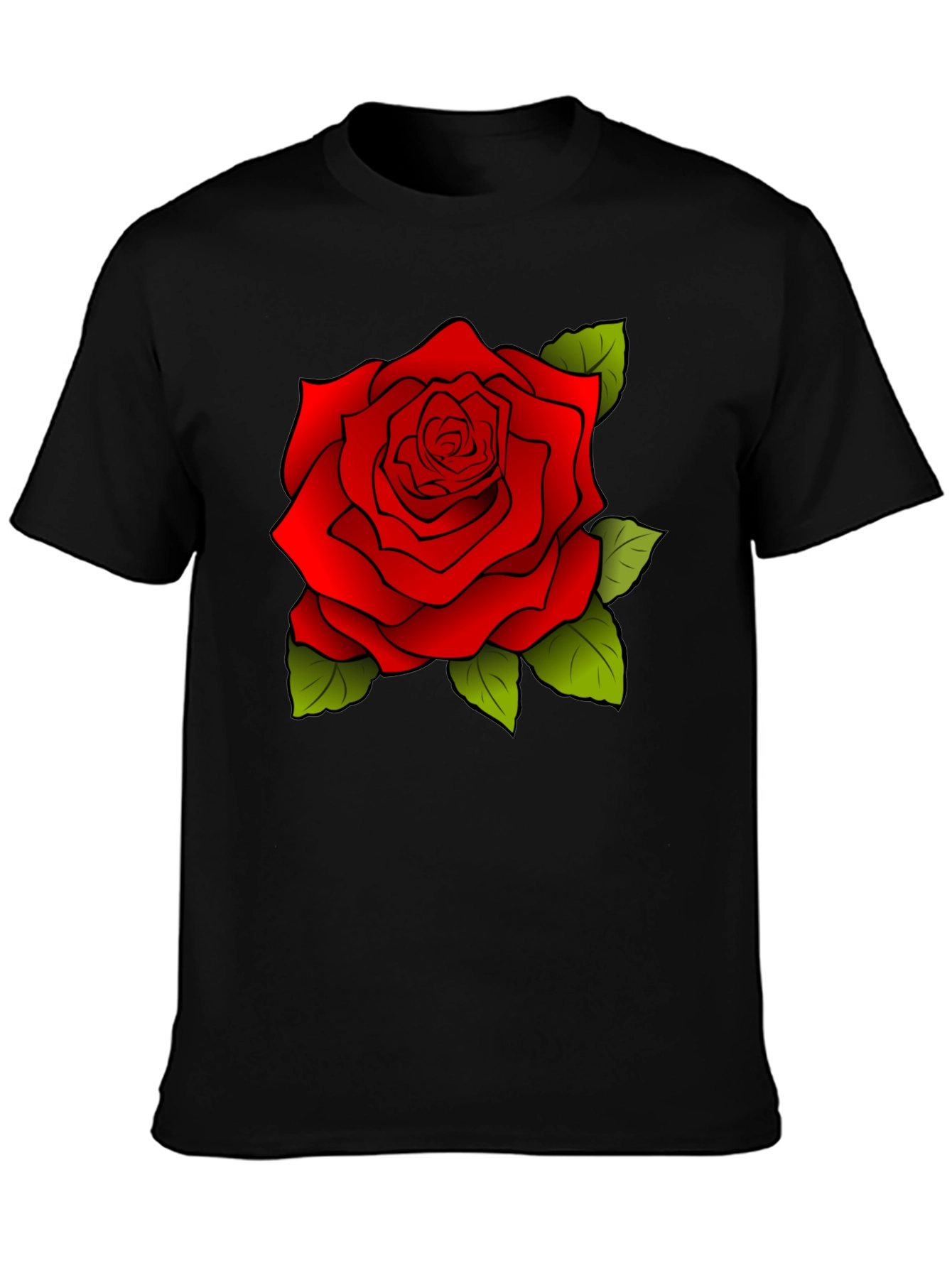 Red Rose Graphic T-Shirt