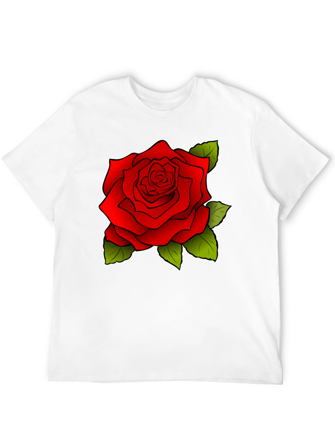 Red Rose Graphic T-Shirt