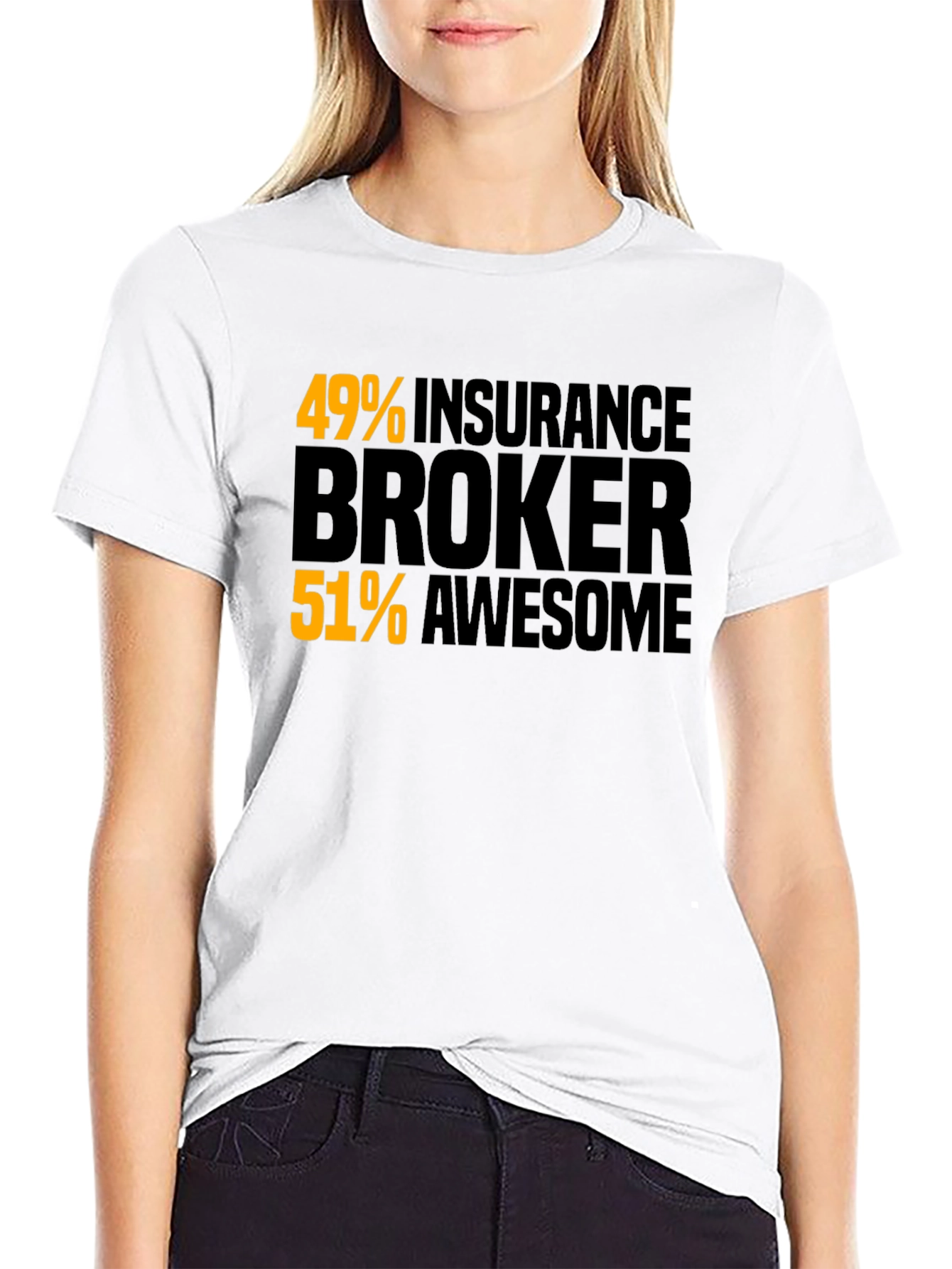 Insurance Broker Awesome T-Shirt - Funny Job Tee