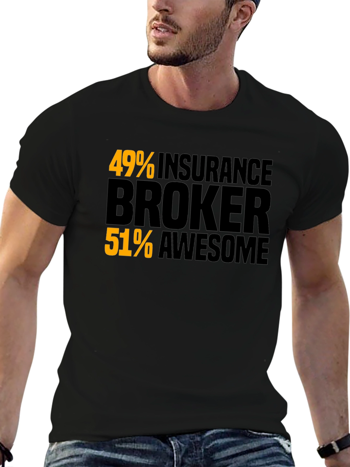 Insurance Broker Awesome T-Shirt - Funny Job Tee