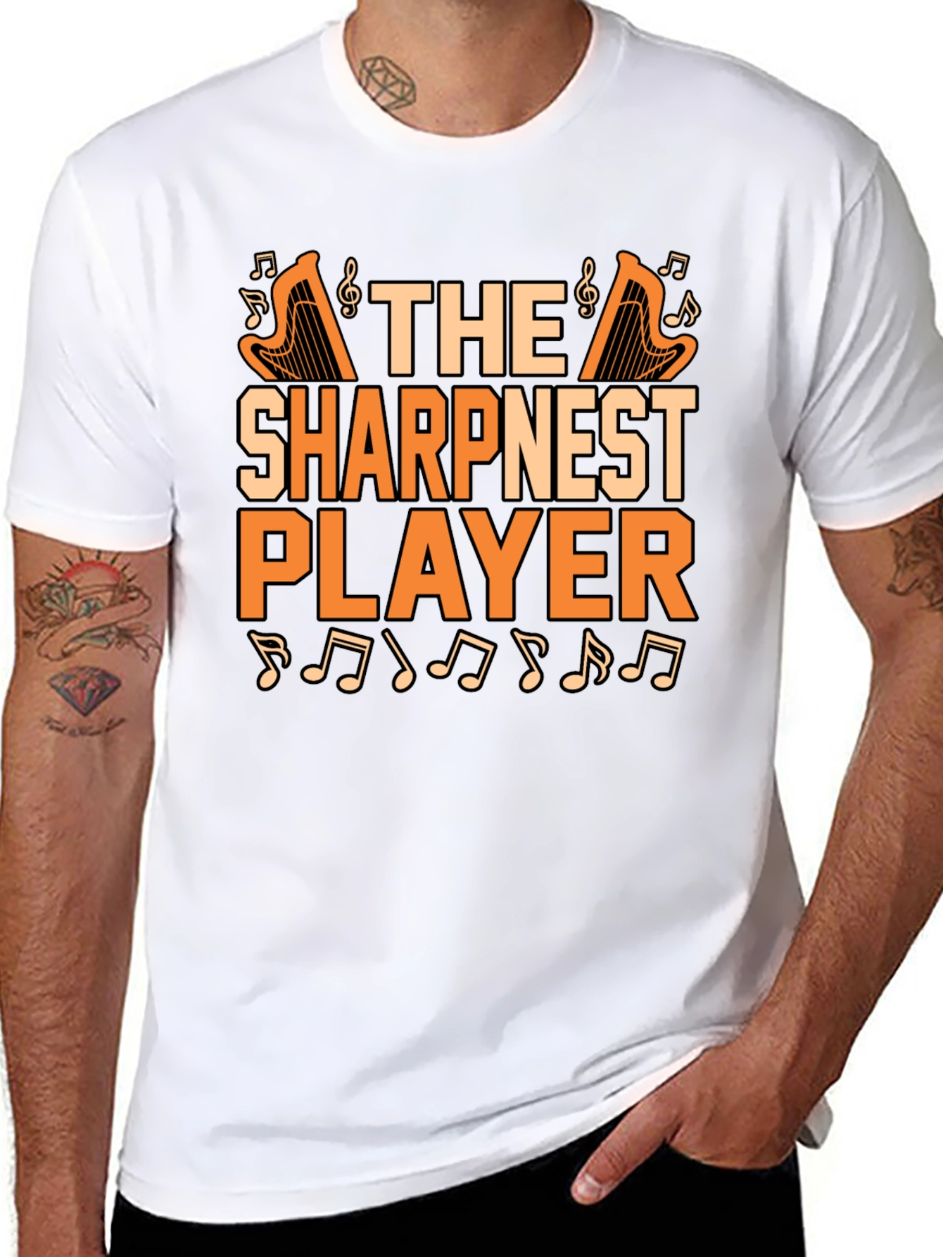 The Sharpest Player T-Shirt - Music Lover Tee