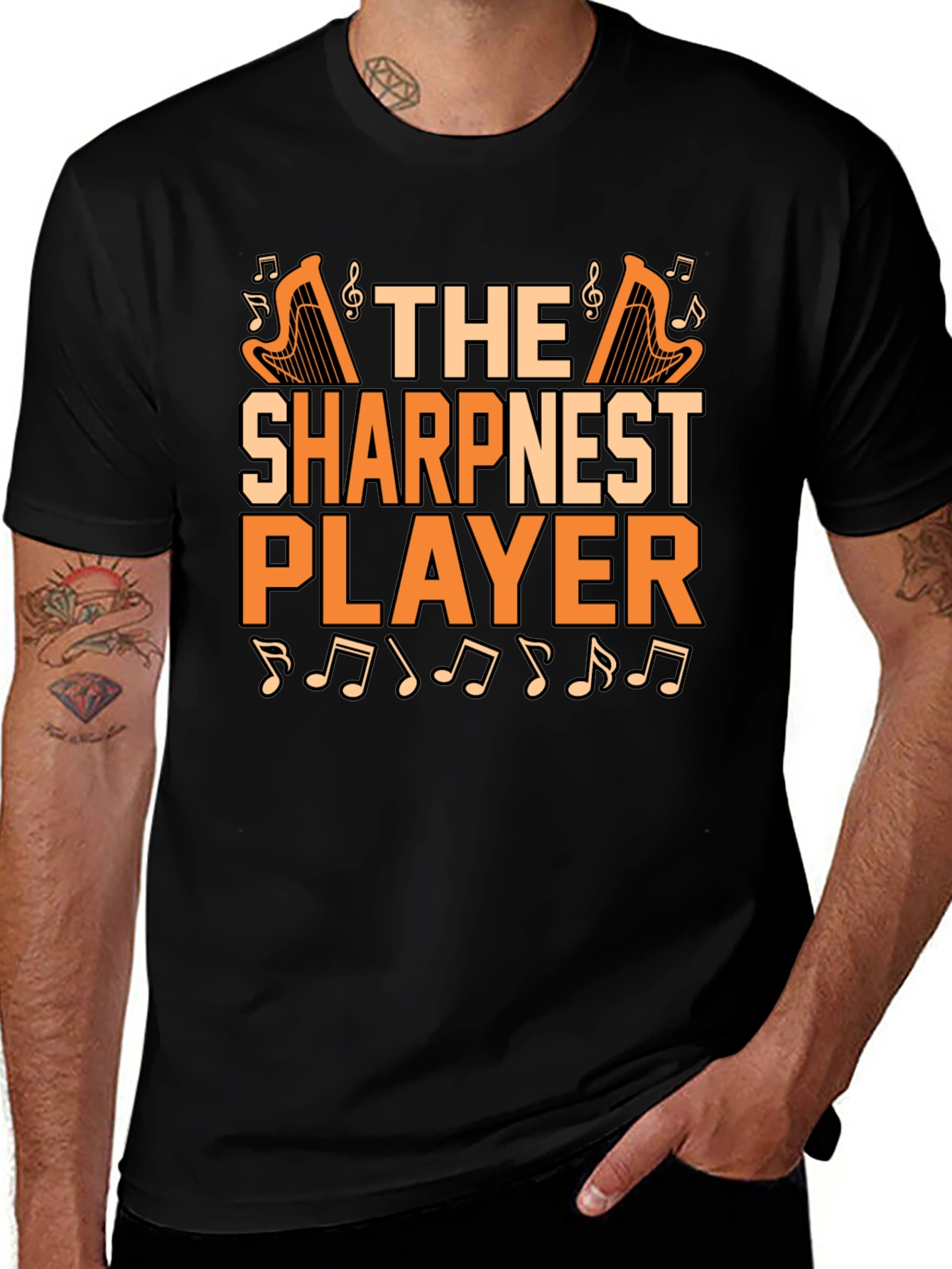 The Sharpest Player T-Shirt - Music Lover Tee