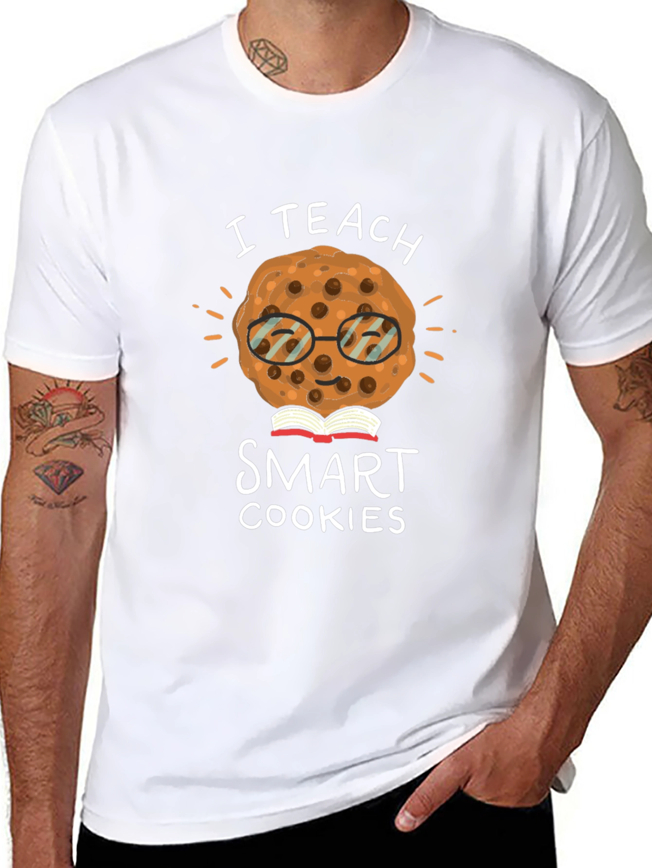 I Teach Smart Cookies T-Shirt - Black