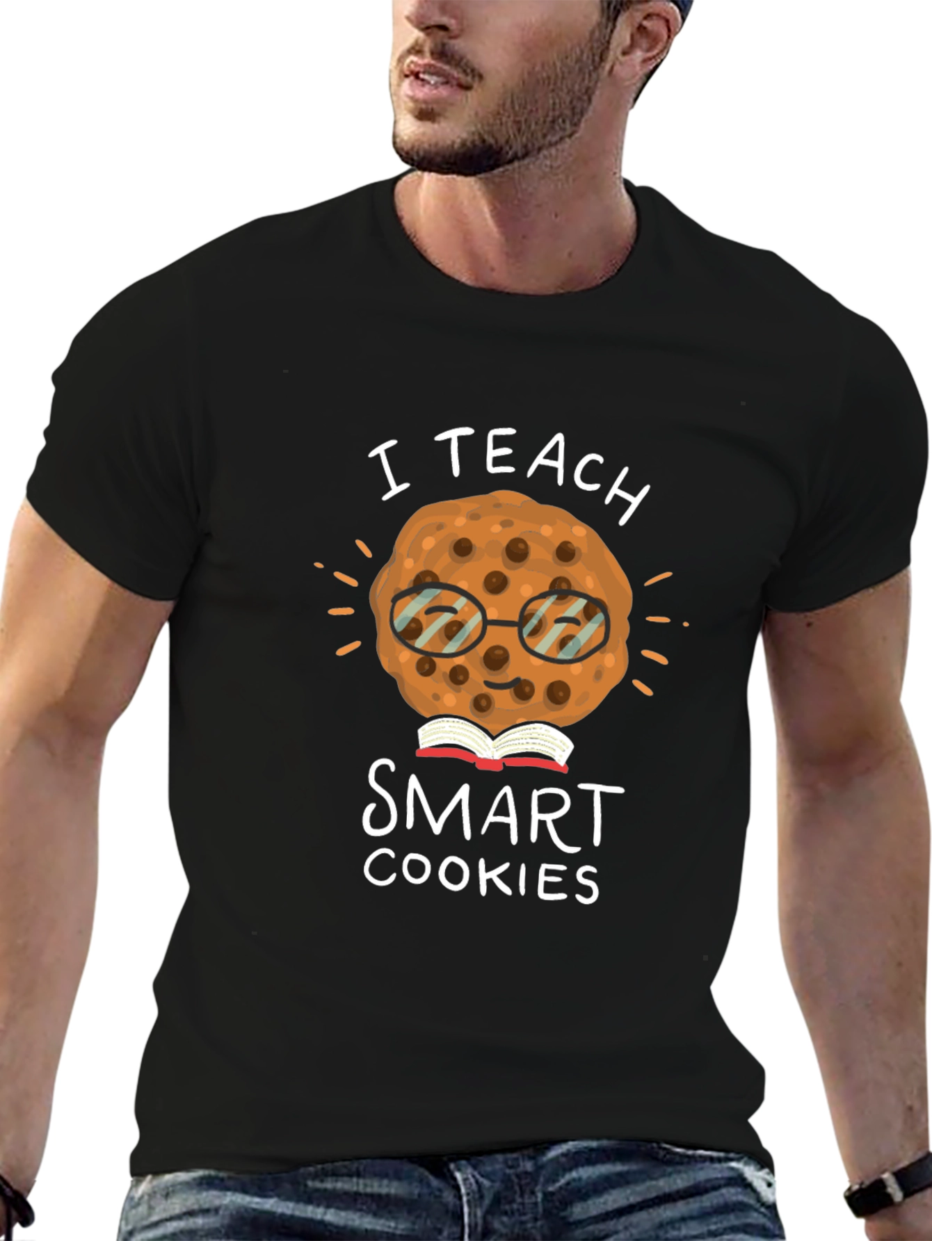I Teach Smart Cookies T-Shirt - Black