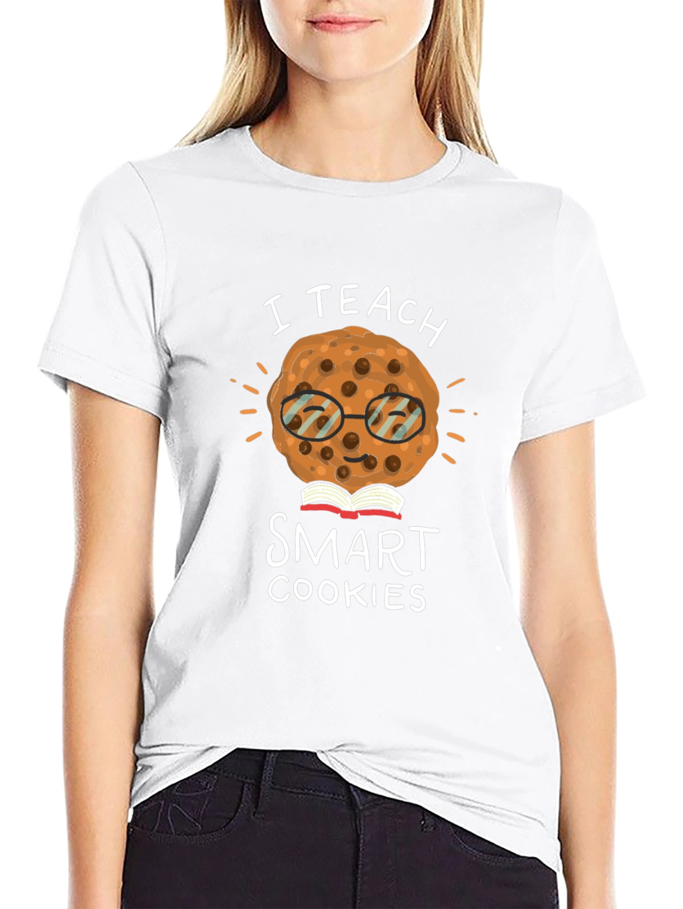 I Teach Smart Cookies T-Shirt - Black