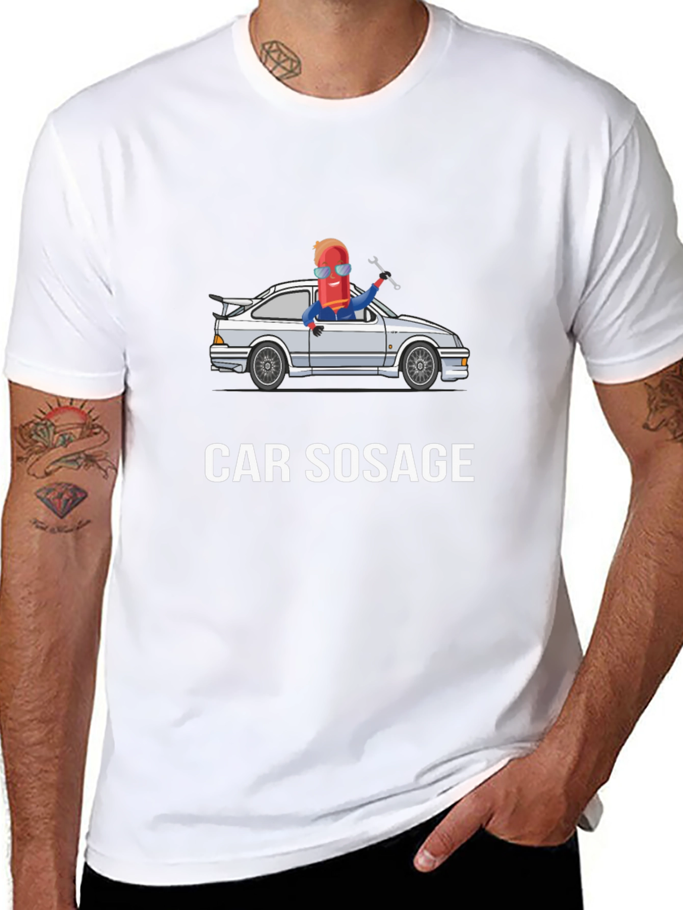 Car Sausage Graphic Tee