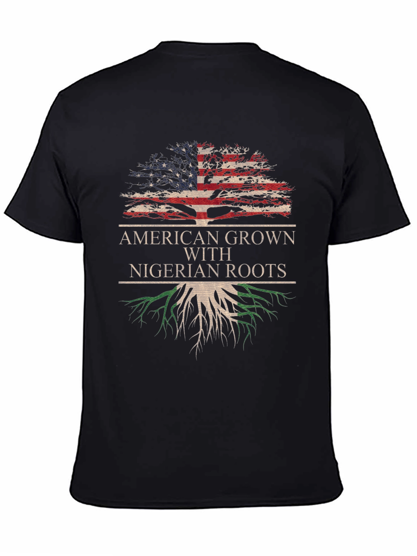 American Nigerian Roots Graphic Tee