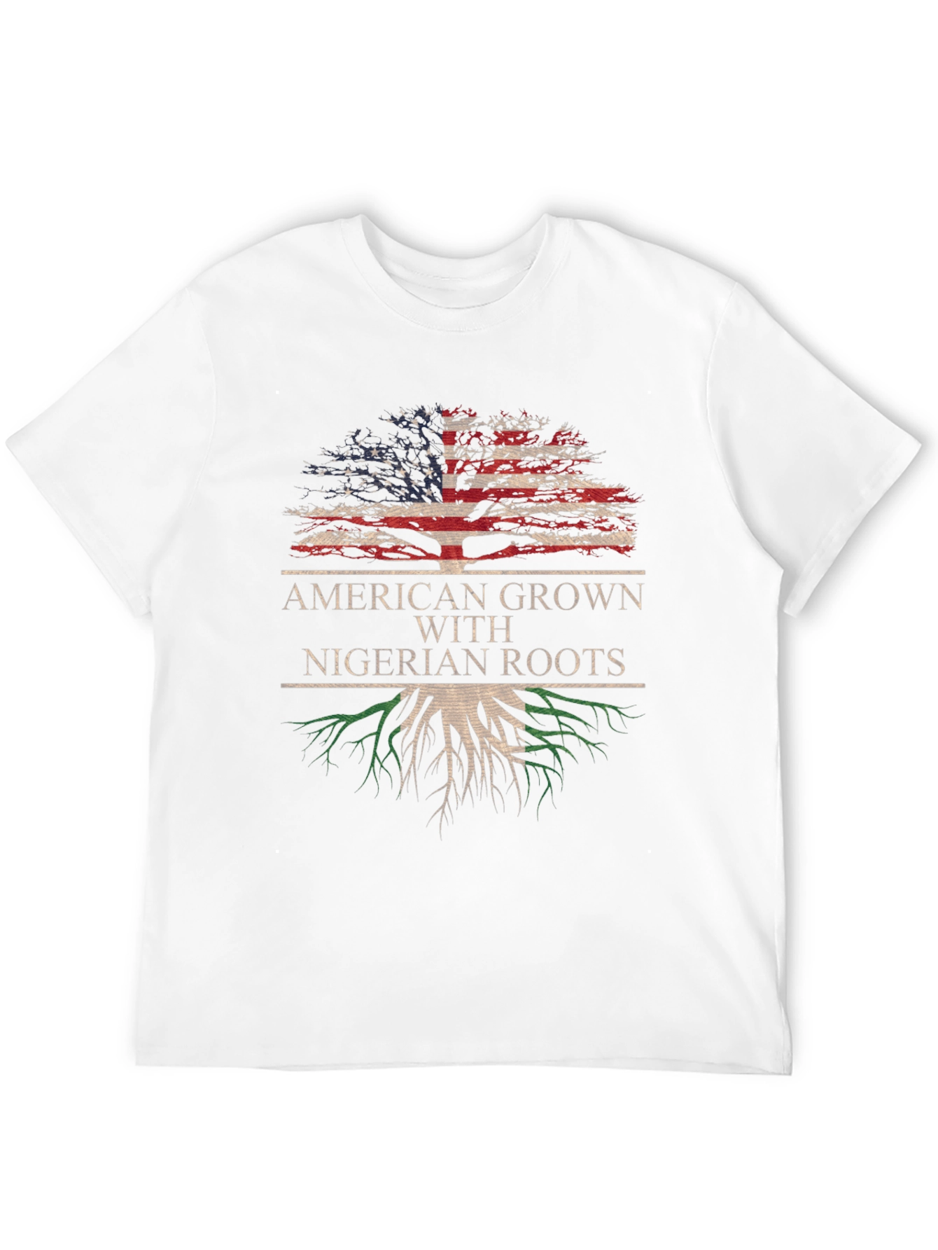 American Nigerian Roots Graphic Tee