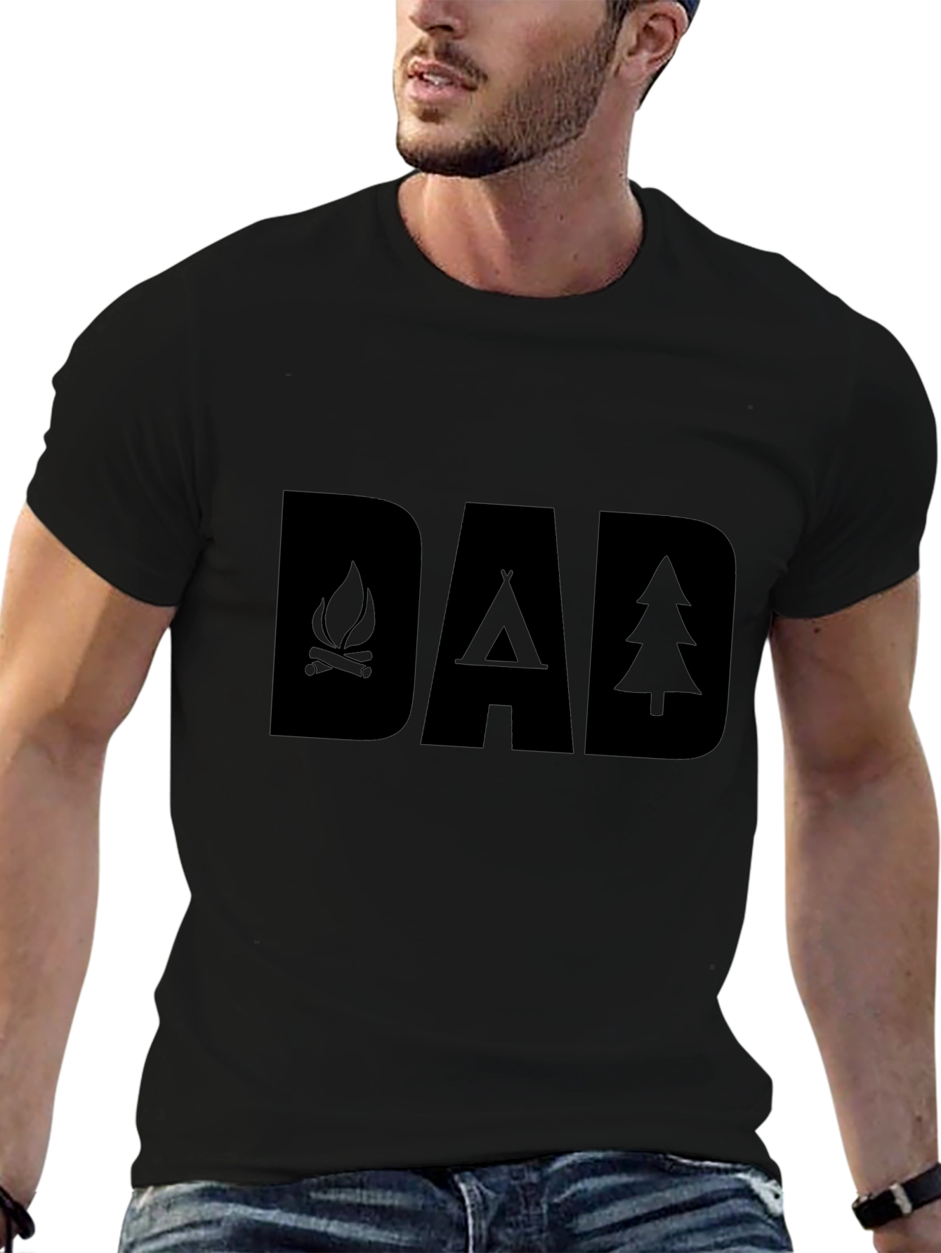 Camping Dad Graphic T-Shirt