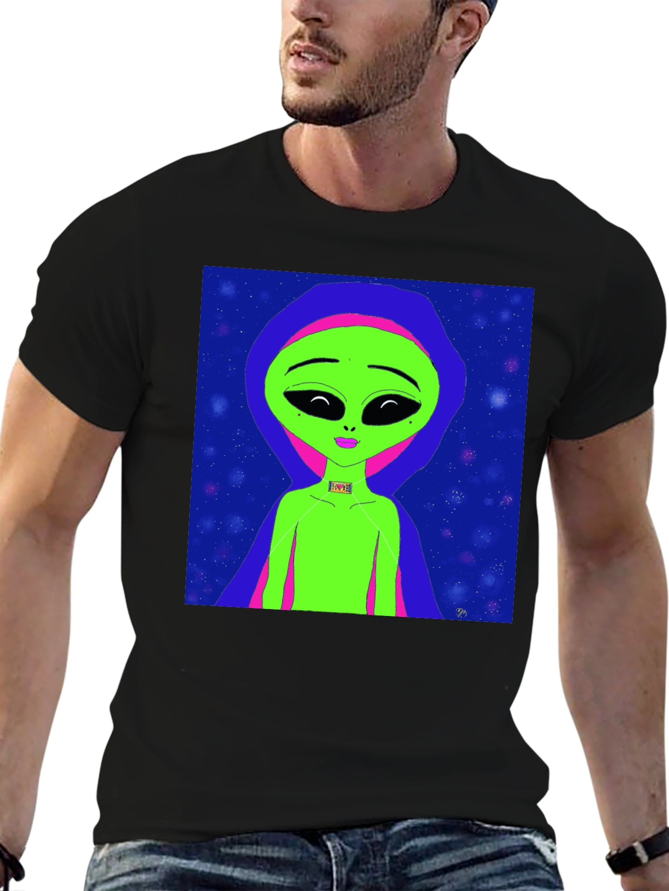 Alien Art Graphic Tee