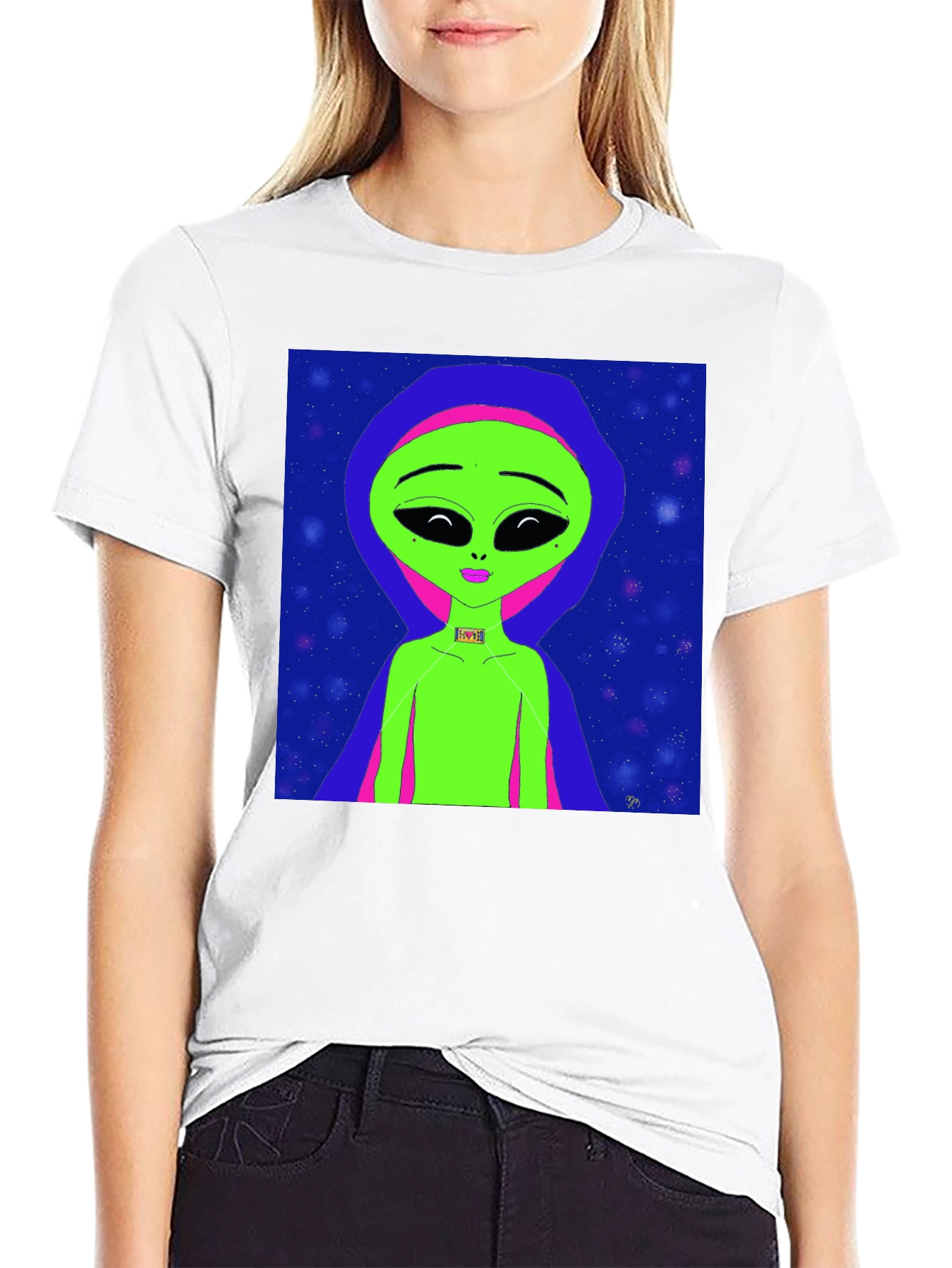 Alien Art Graphic Tee