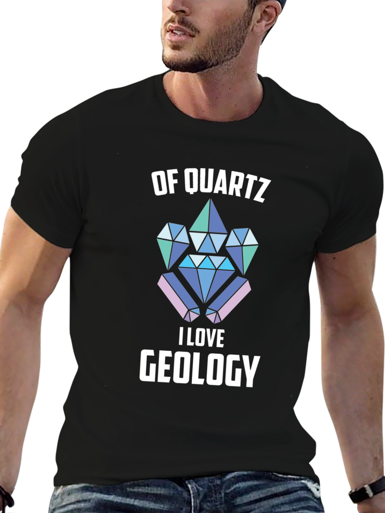 Of Quartz I Love Geology T-Shirt