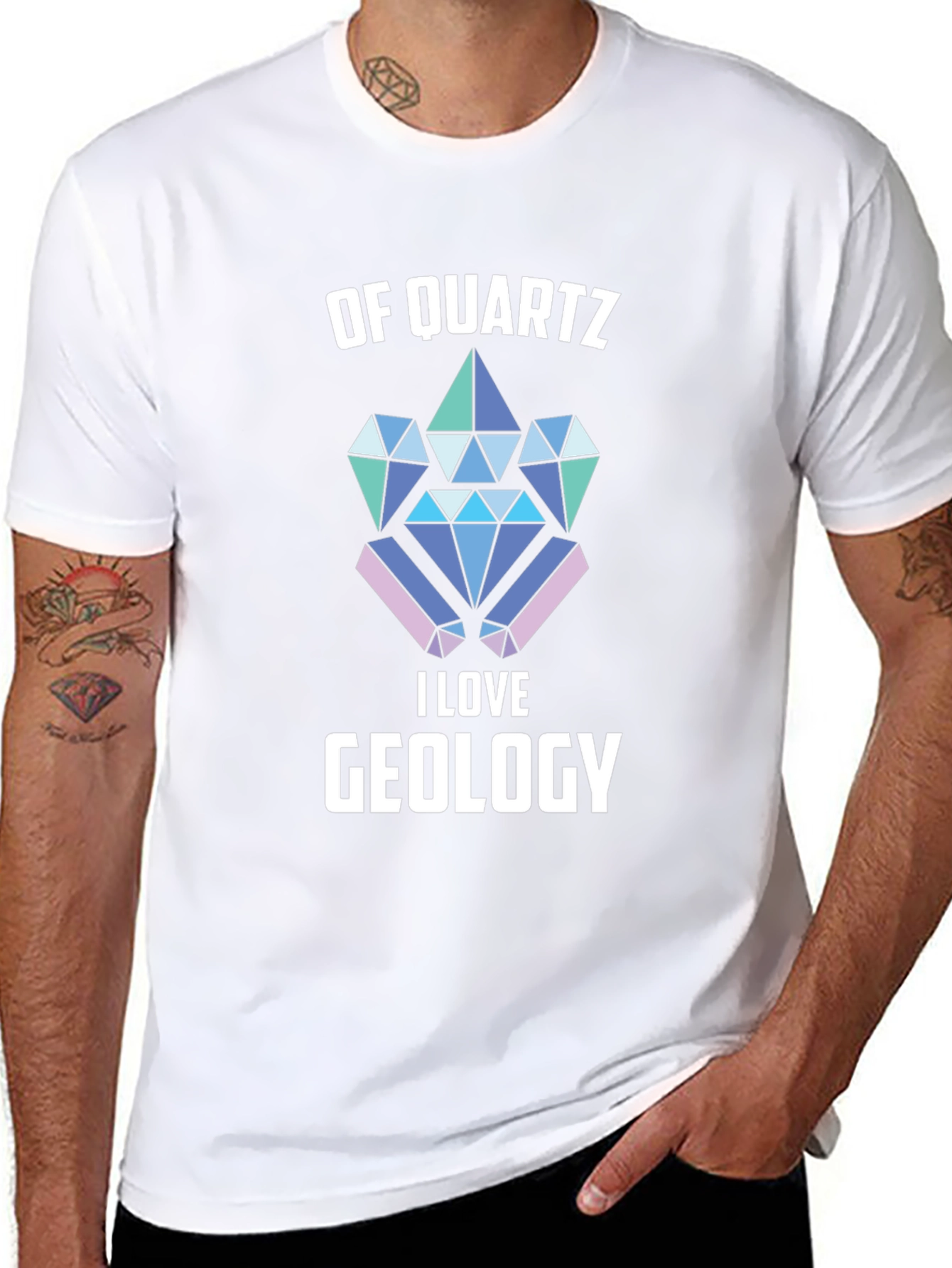 Of Quartz I Love Geology T-Shirt