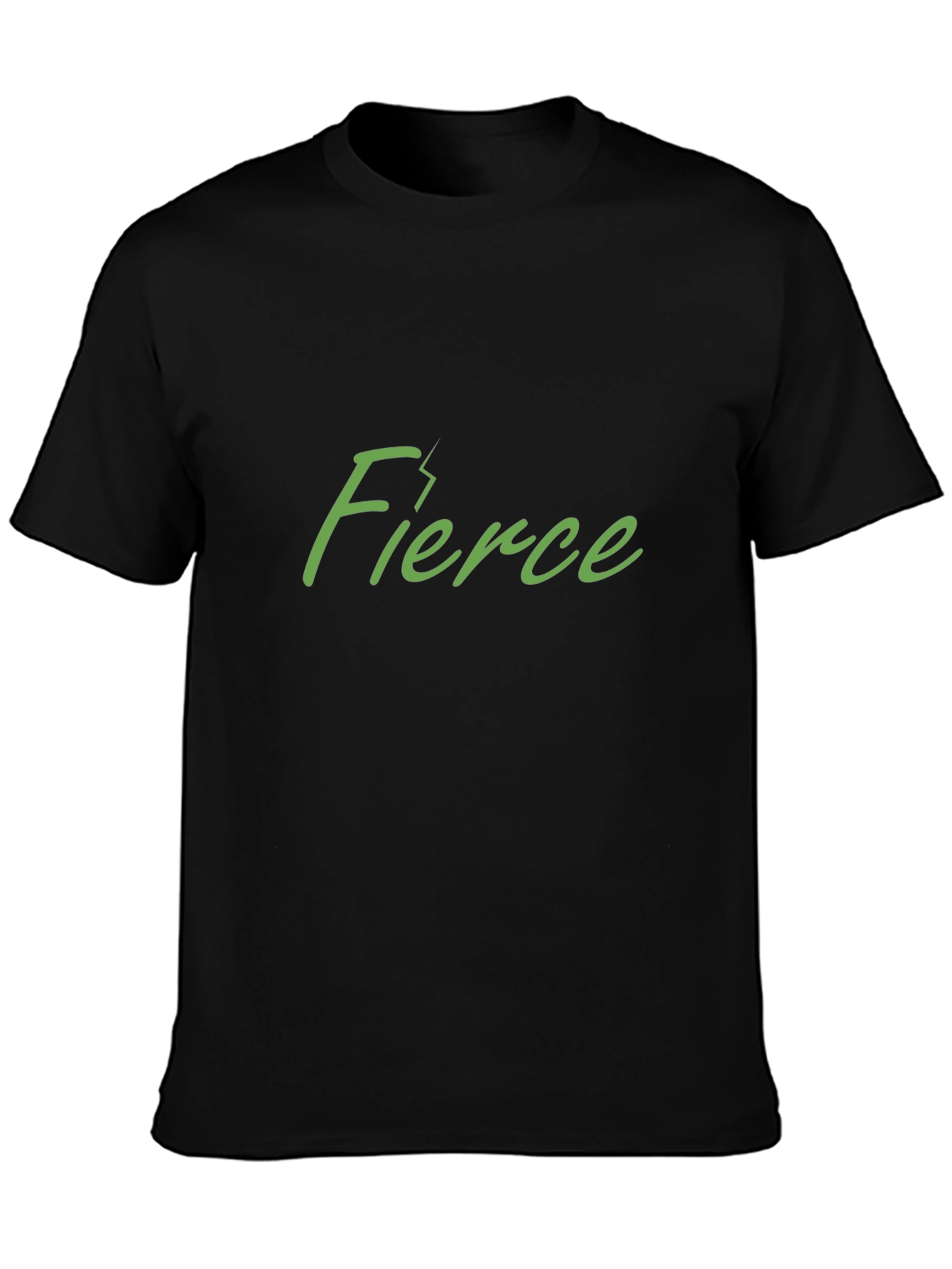 Fierce Graphic Tee - Stylish Black Cotton T-Shirt