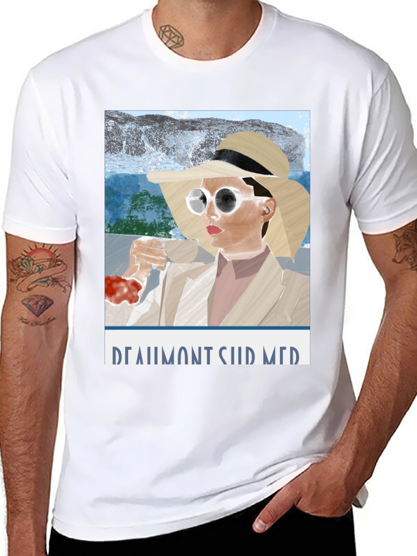 Beaumont Sud Mer Stylish Graphic Tee