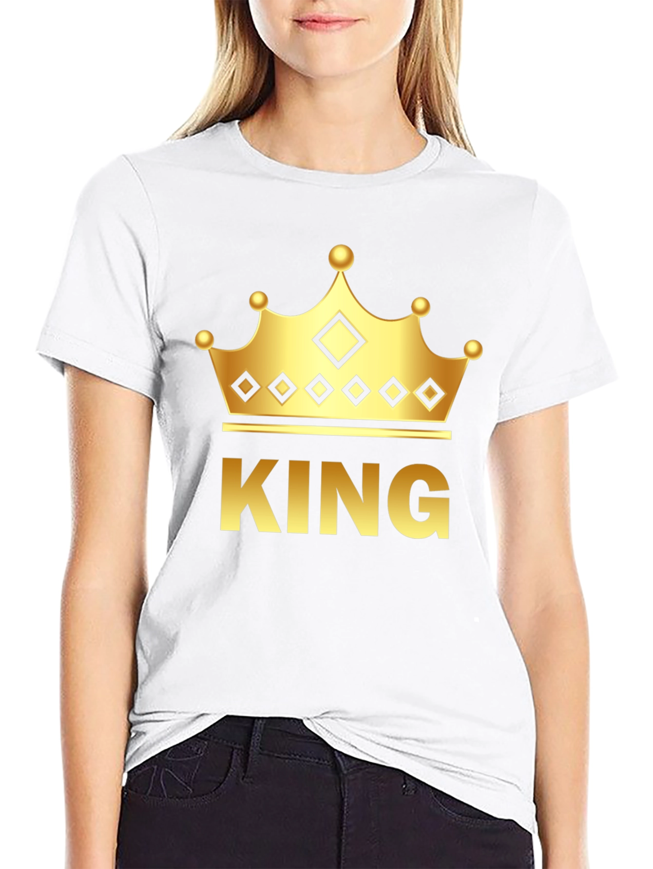 King Crown Graphic T-Shirt - Black