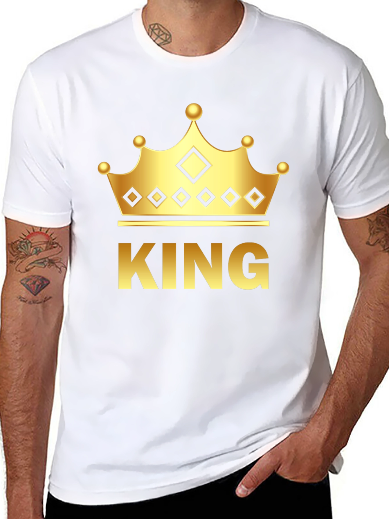King Crown Graphic T-Shirt - Black