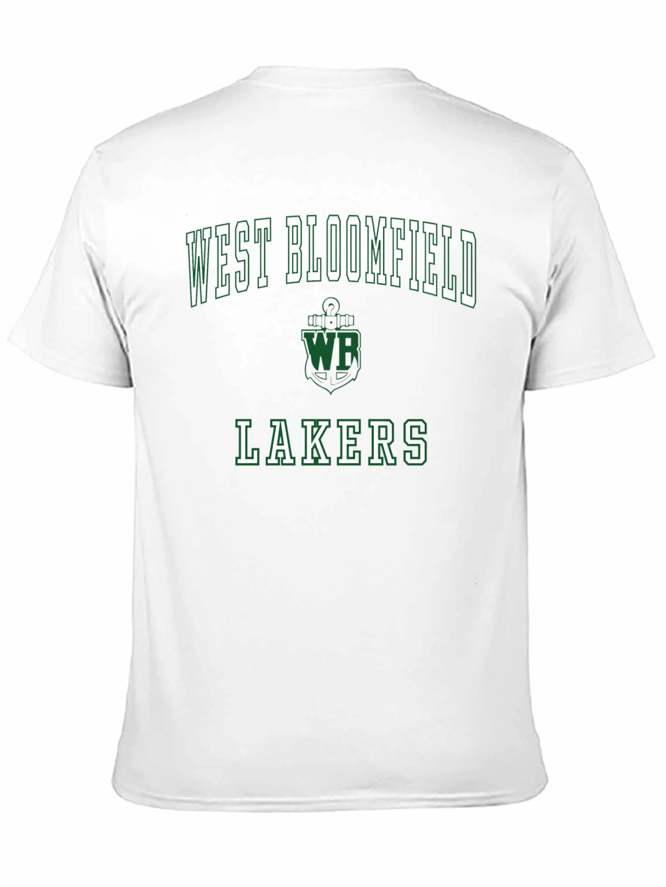 West Bloomfield Lakers Black T-Shirt