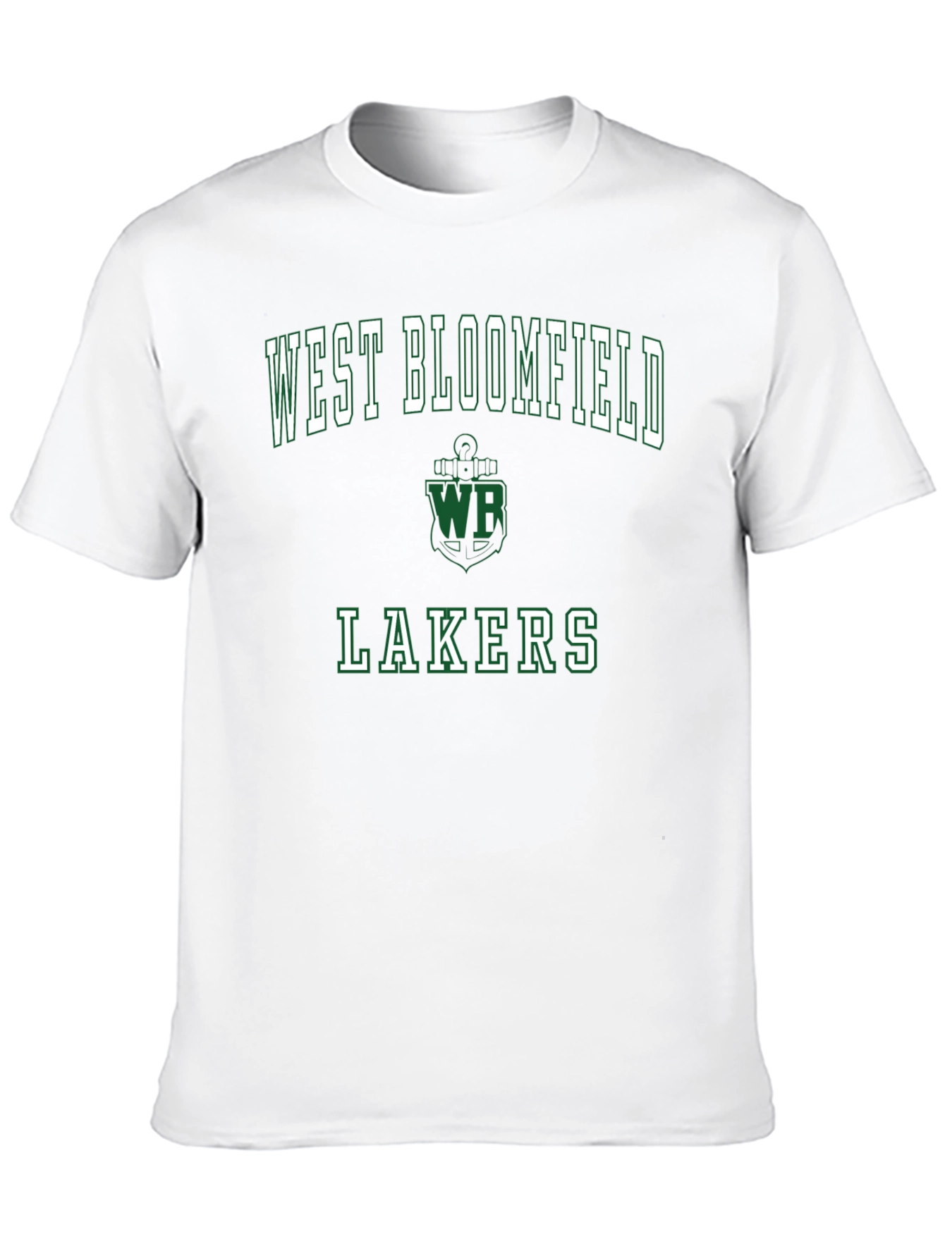 West Bloomfield Lakers Black T-Shirt