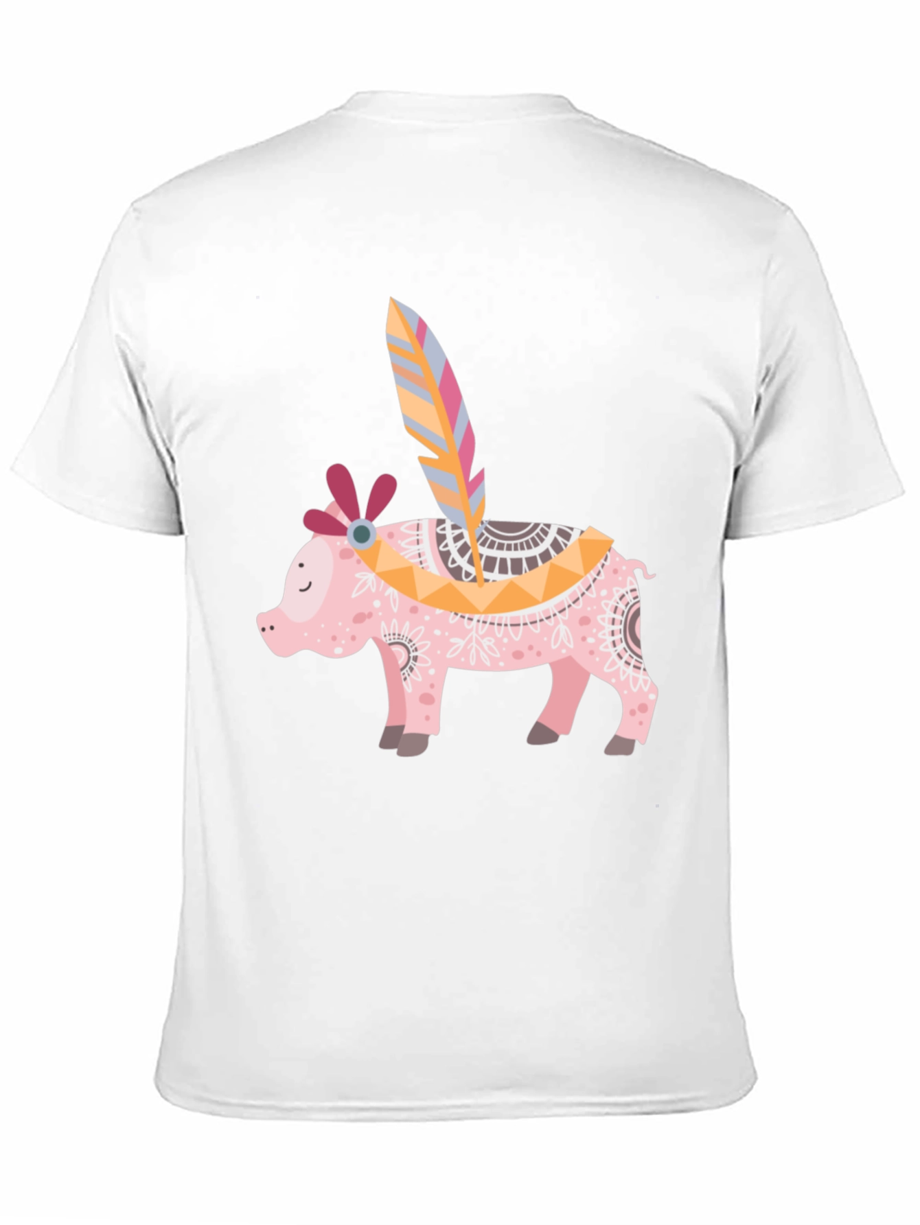 Boho Pig T-Shirt - Quirky Graphic Tee