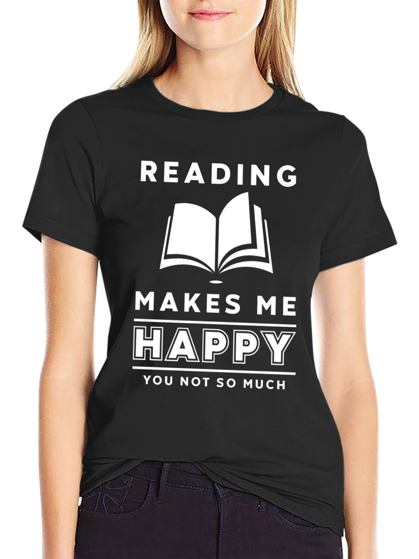Reading Makes Me Happy T-Shirt